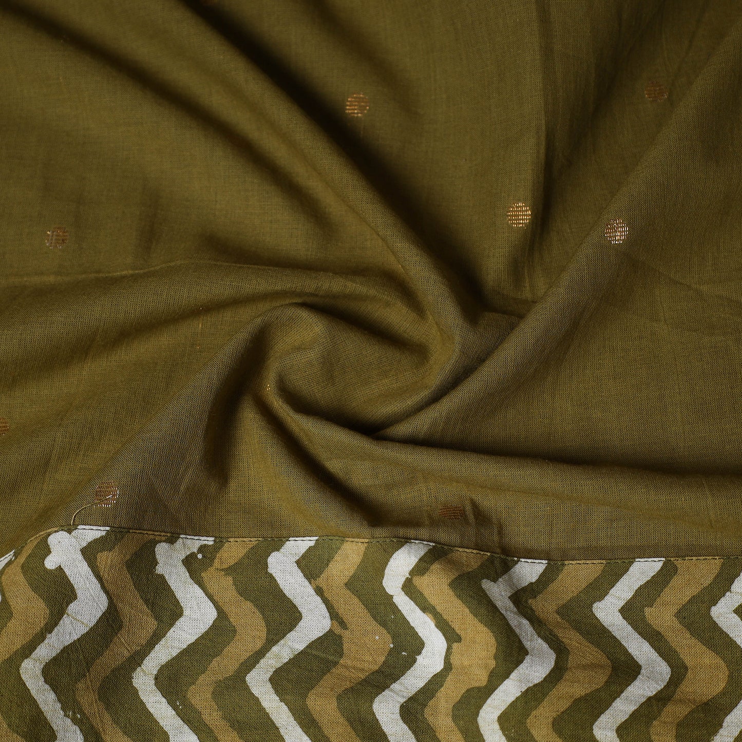 Jacquard Weave Cotton Blouse Piece 04