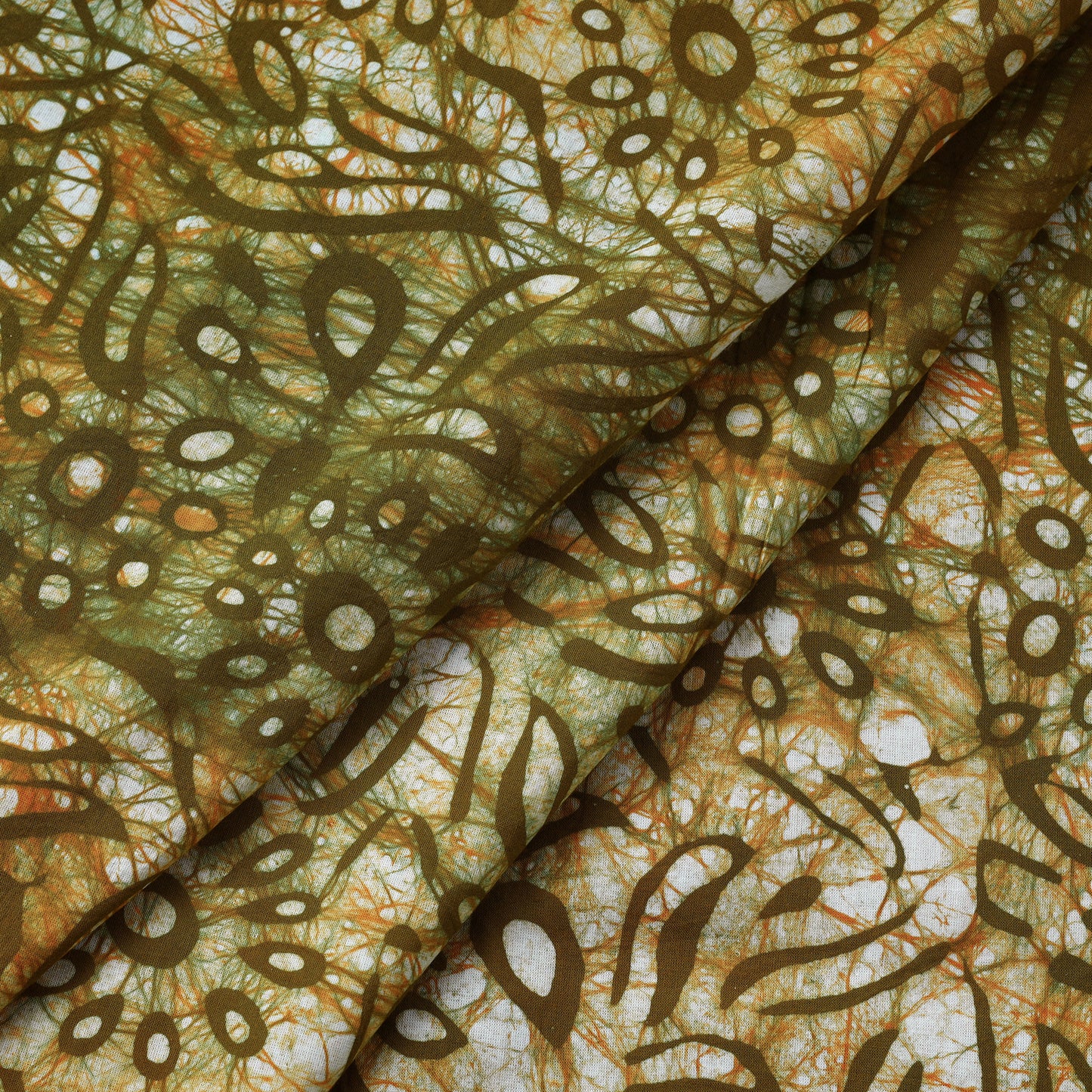 Hand Printed Cotton Batik Fabric