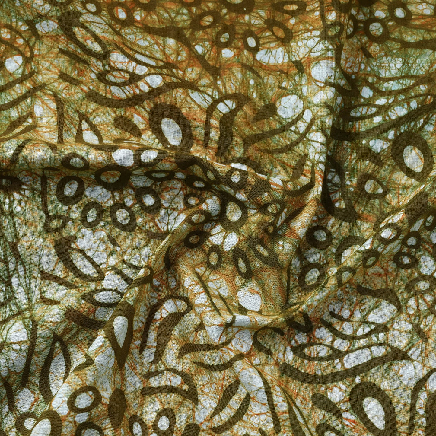 Hand Printed Cotton Batik Fabric