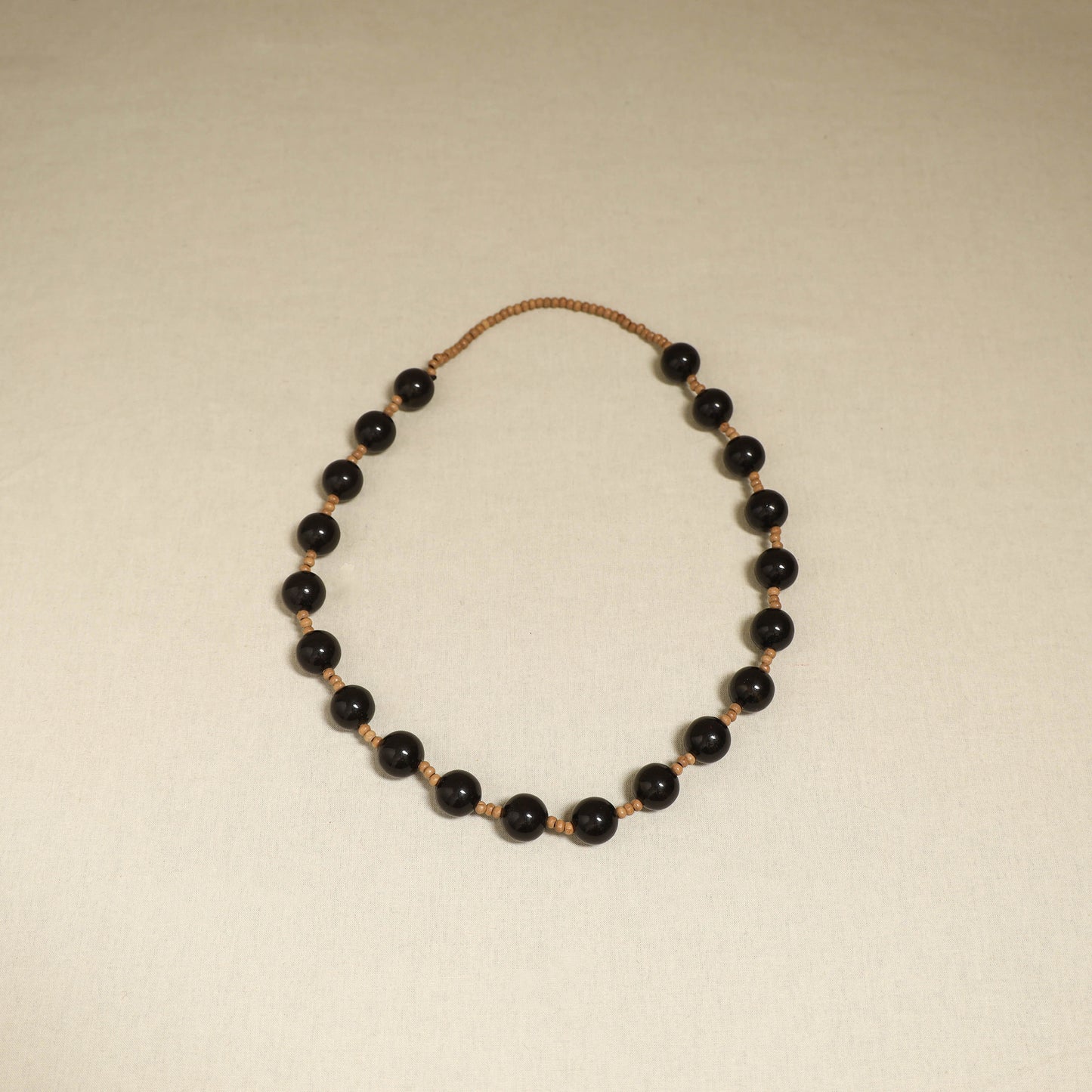 Black - Channapatna Handcrafted Wooden Necklace 55