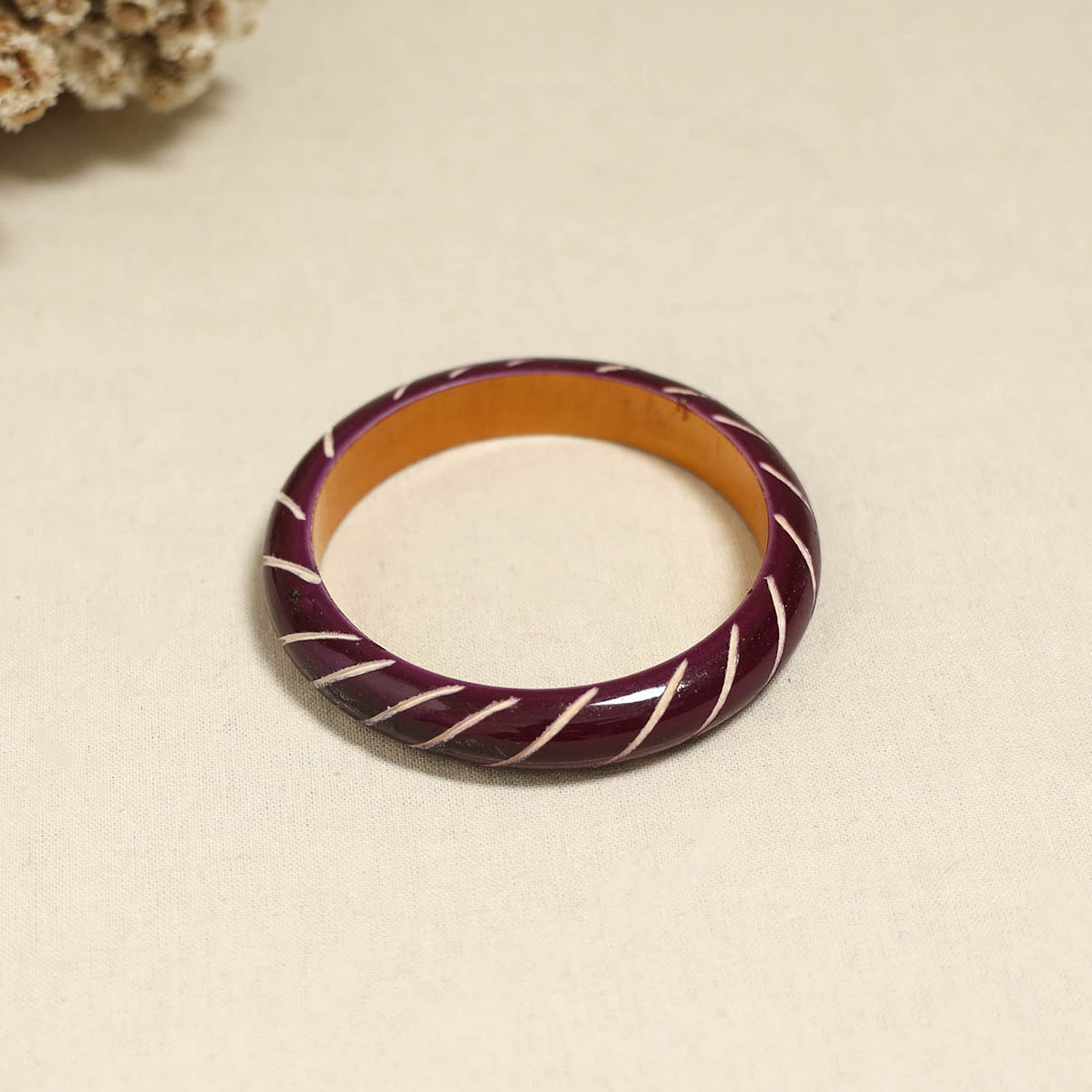 Purple - Channapatna Handcrafted Wooden Bangle (Size - 2-6) 64