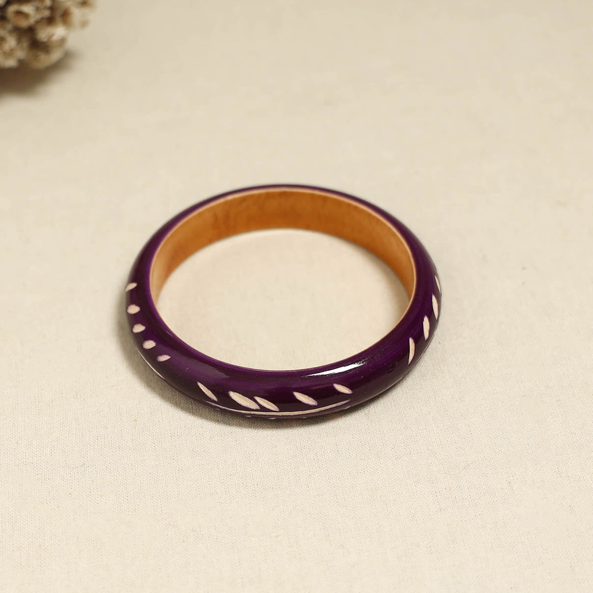 Purple - Channapatna Handcrafted Wooden Bangle (Size - 2-8) 75