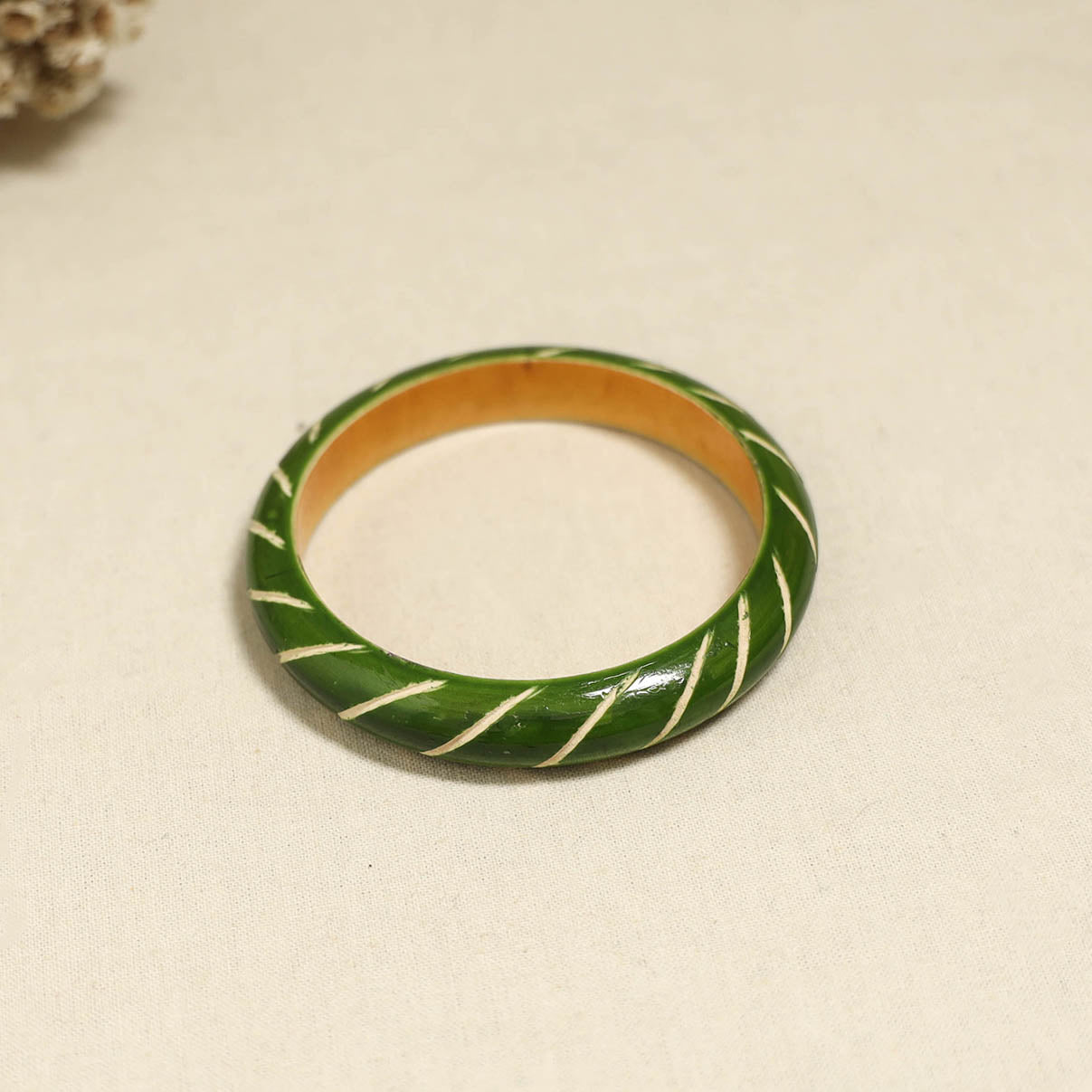 Green - Channapatna Handcrafted Wooden Bangle (Size - 2-8) 82