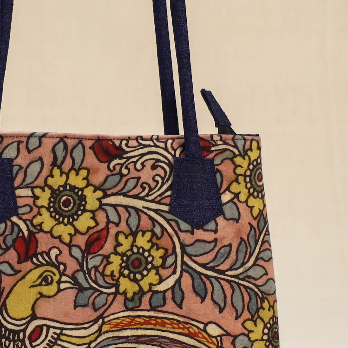 Multicolor - Srikalahasti Kalamkari Handpainted Shoulder Bag 35