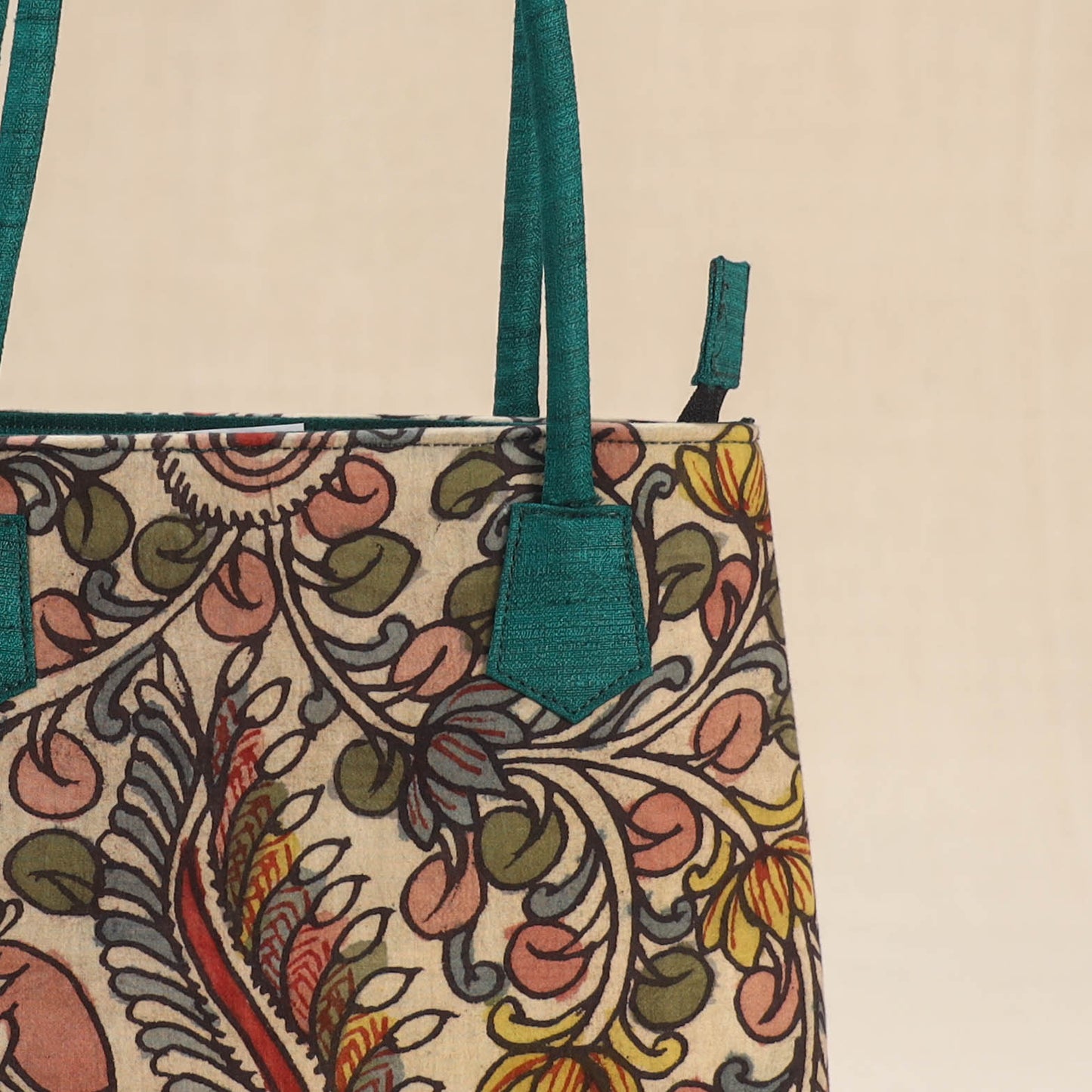 Multicolor - Srikalahasti Kalamkari Handpainted Shoulder Bag 45