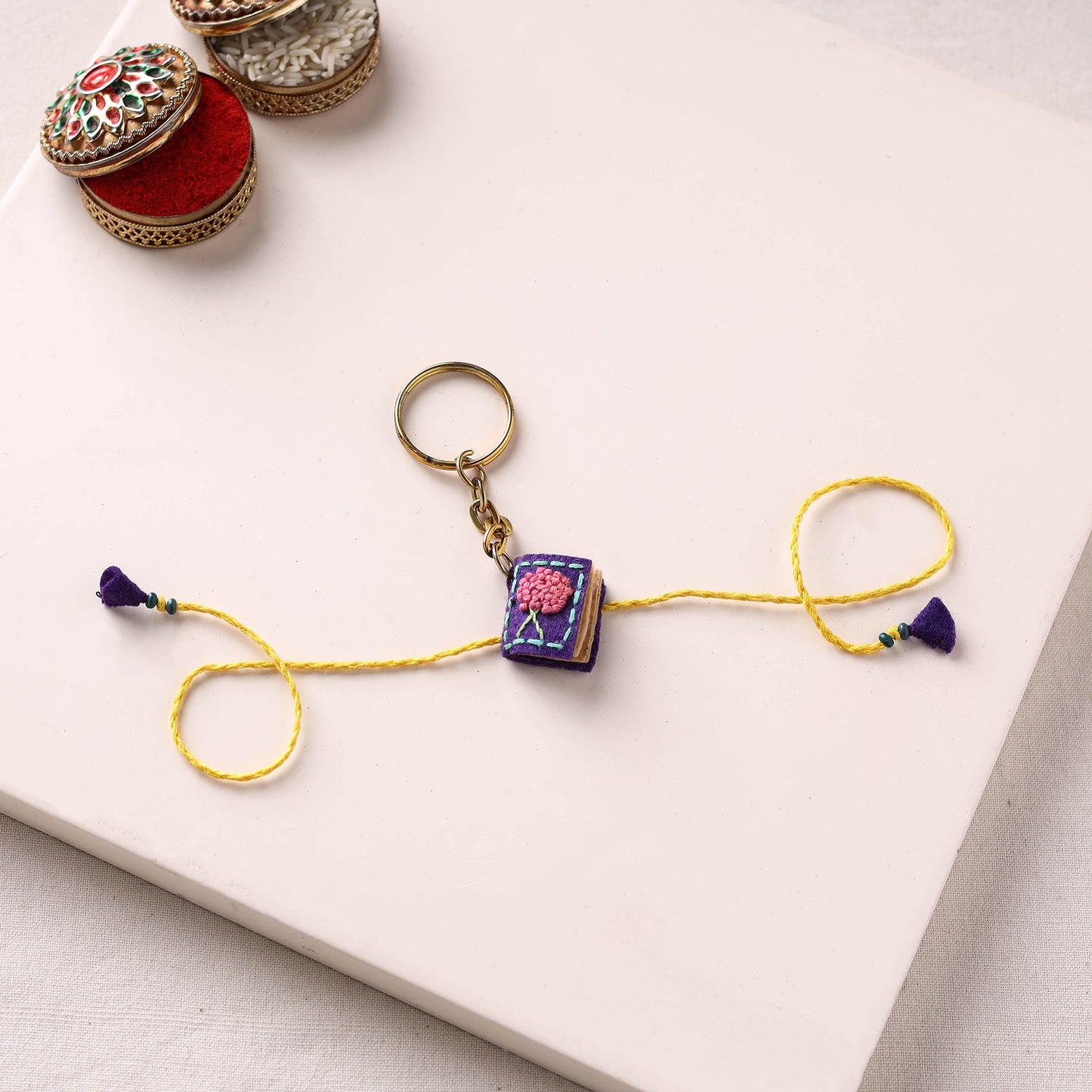 Book - Hand Embroidered Felt Work Kids Rakhi 28