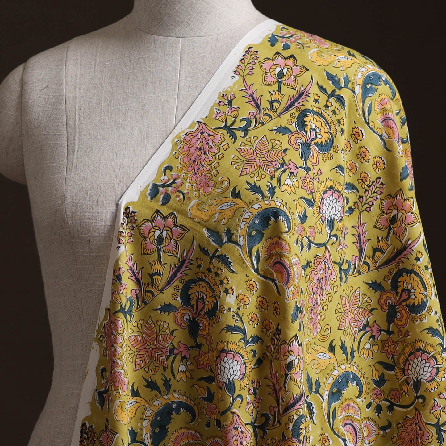Sanganeri Hand Block Print Pure Cotton Fabric 20
