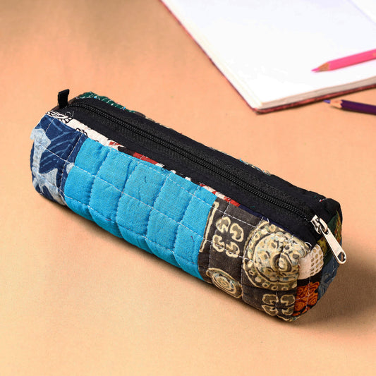 Handcrafted Quilted Patchwork Multipurpose Pencil Pouch 47