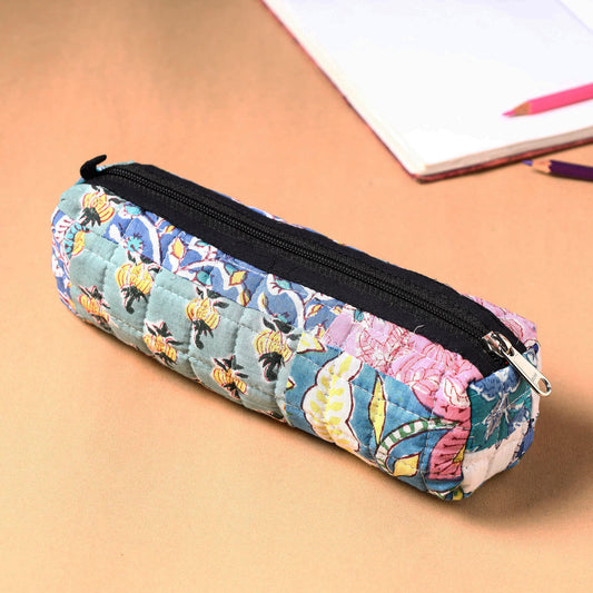 Handcrafted Quilted Patchwork Multipurpose Pencil Pouch 50