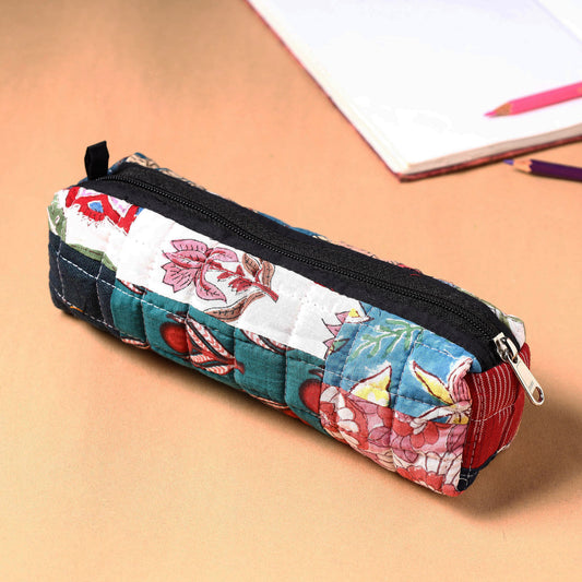 Handcrafted Quilted Patchwork Multipurpose Pencil Pouch 51