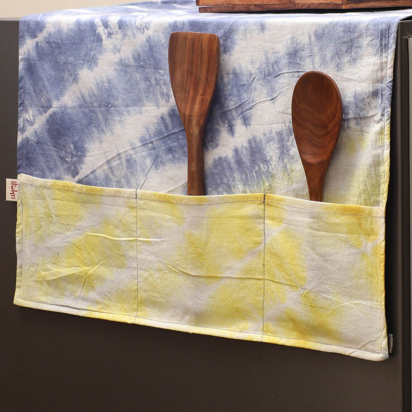 Handmade Fridge Top Cover with Multiple Pockets 15