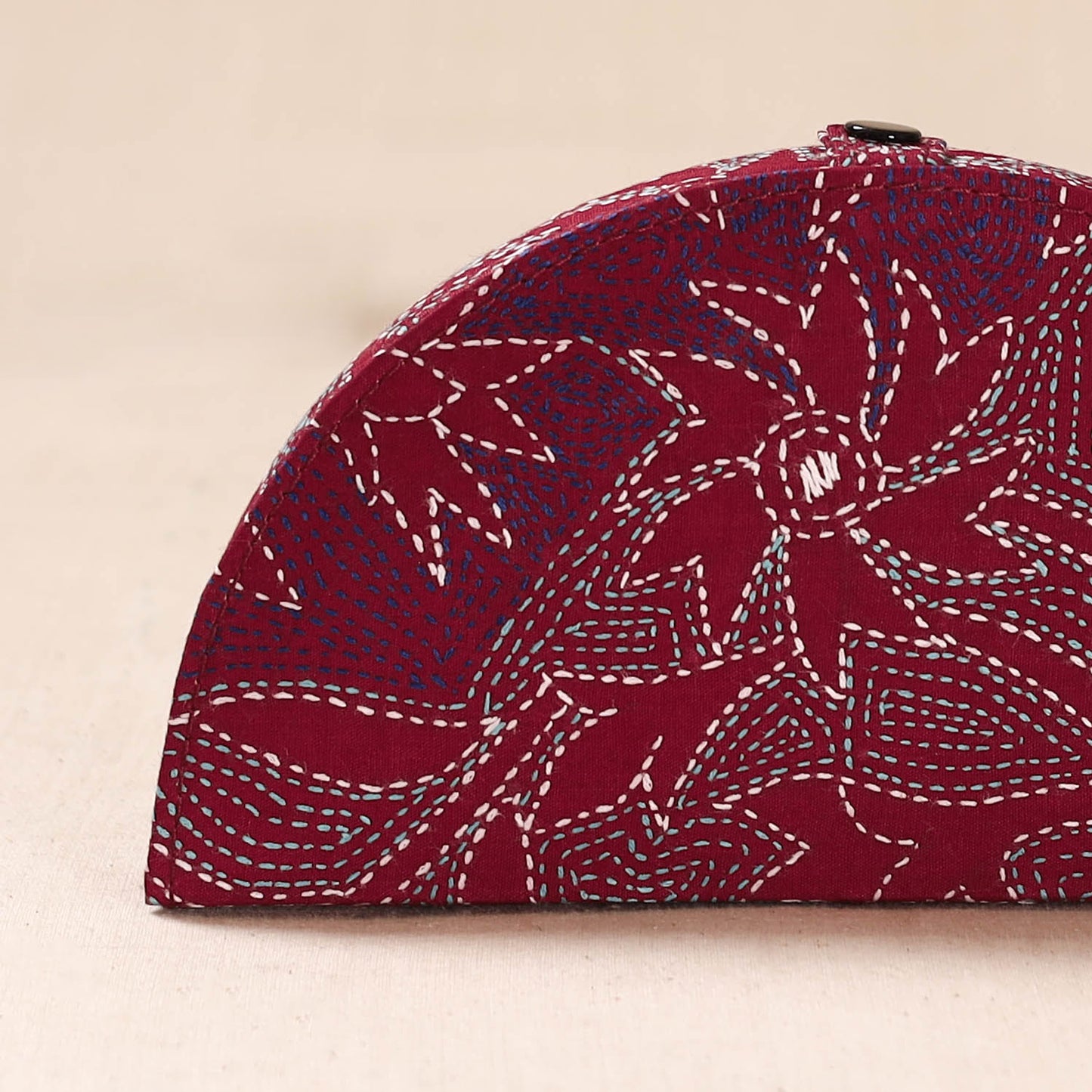 Bengal Kantha Work Handcrafted Jewellery Box 04