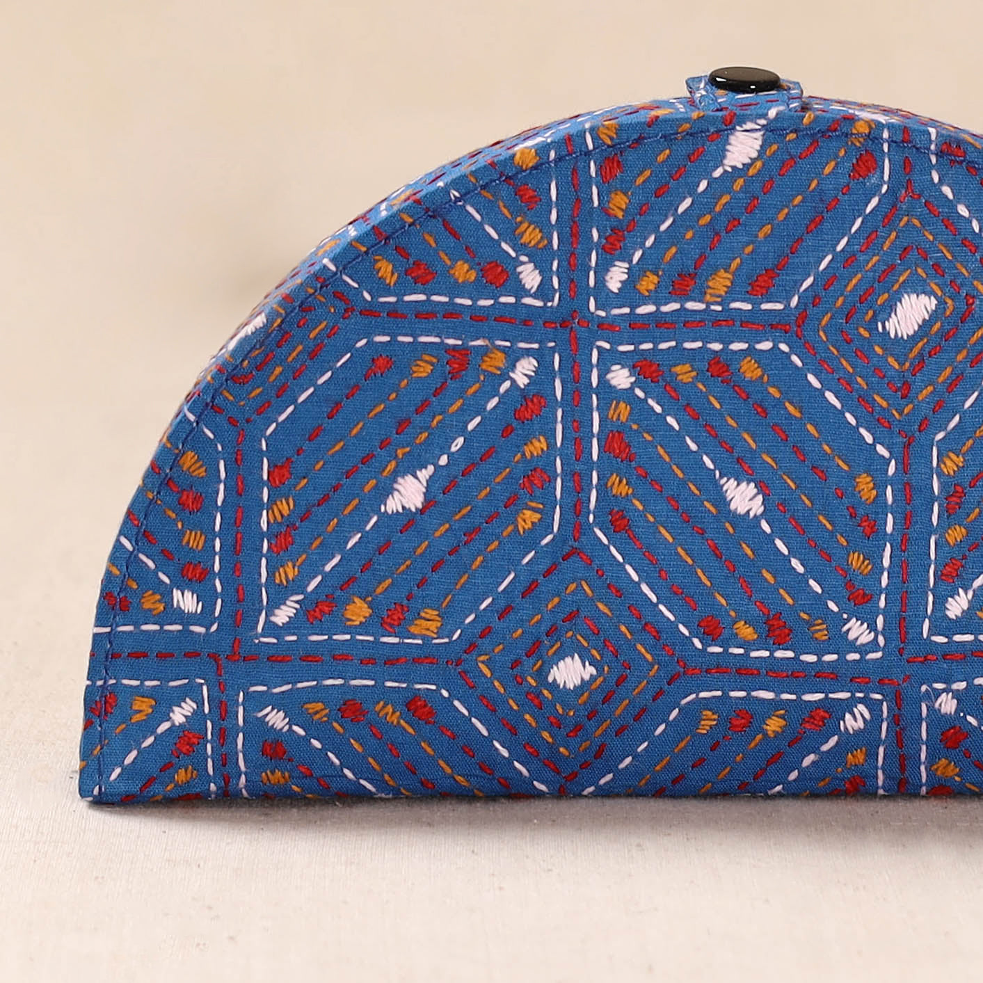 Bengal Kantha Work Handcrafted Jewellery Box 07