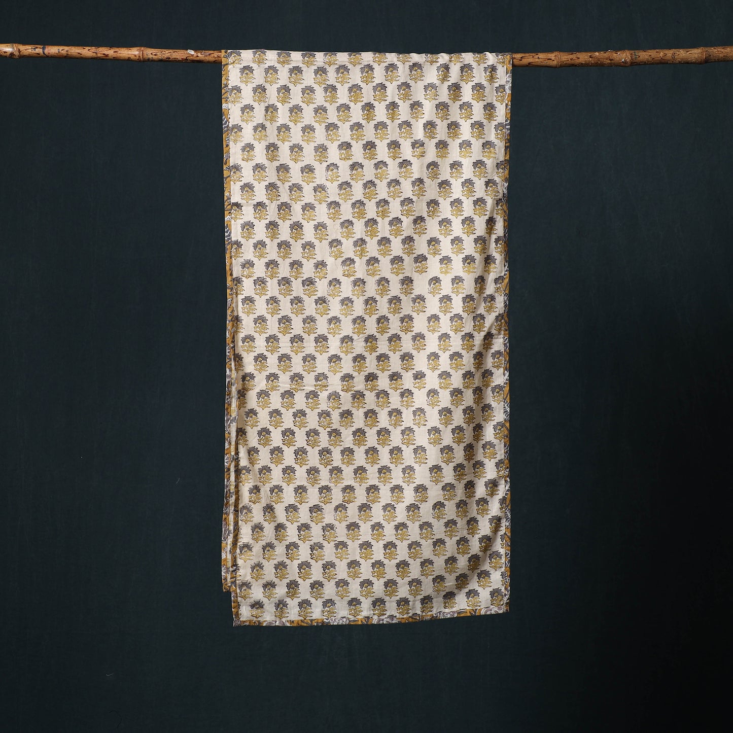 Hand Block Print Cotton Sanganeri Stole 25