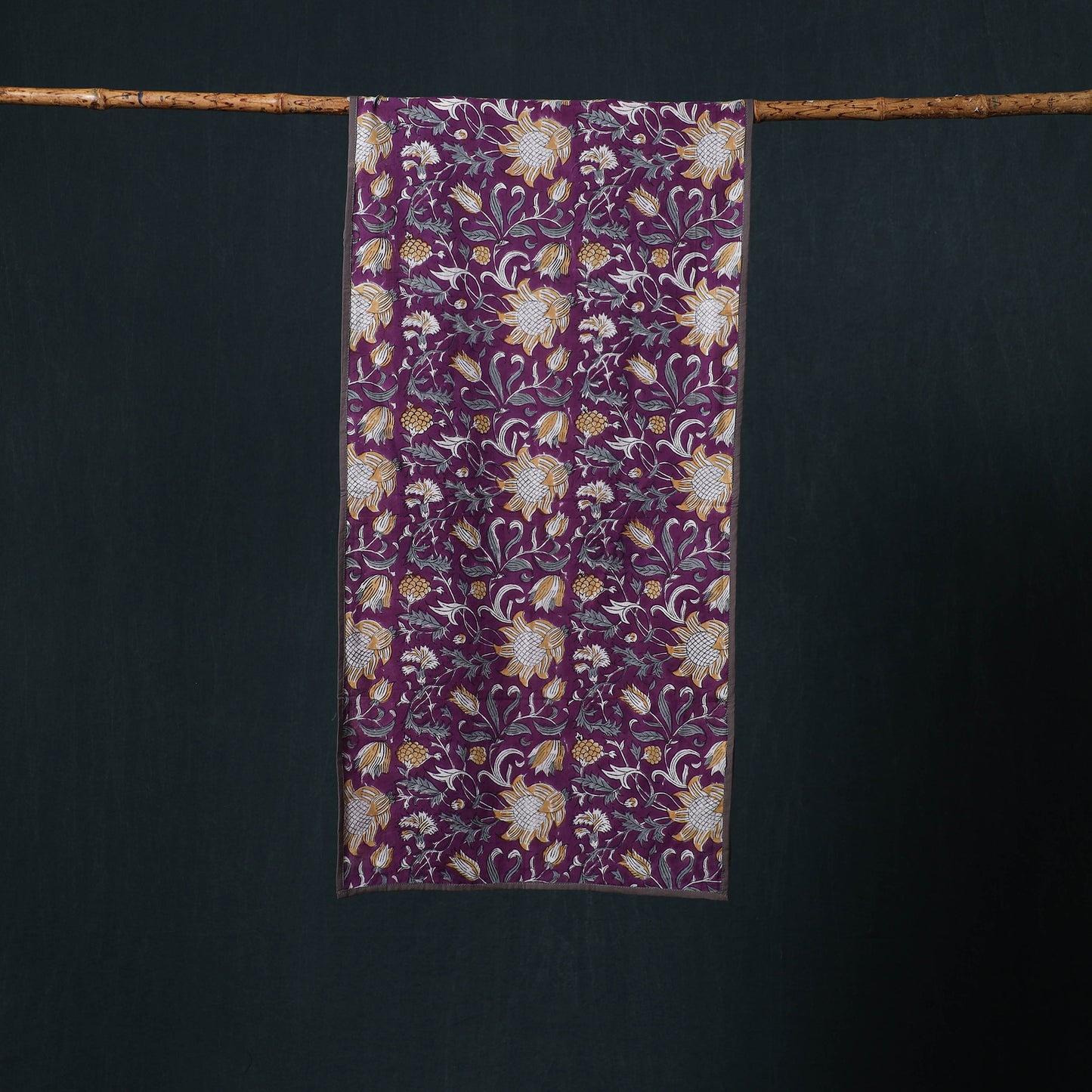 Hand Block Print Cotton Sanganeri Stole 15