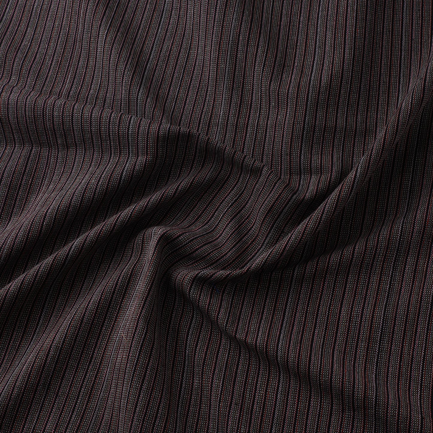 Brown - Jhiri Pure Handloom Stripes Cotton Fabric 16
