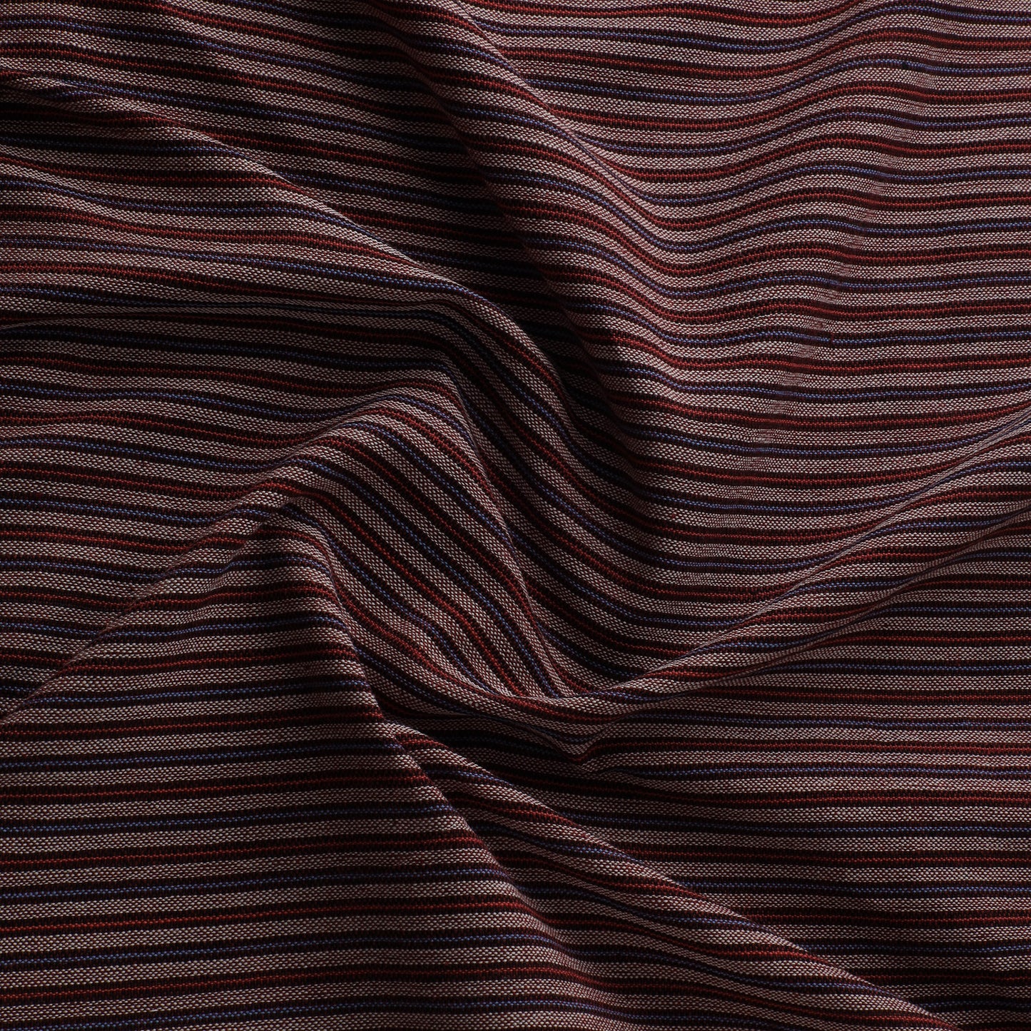 Jhiri Pure Handloom Stripes Cotton Fabric 18