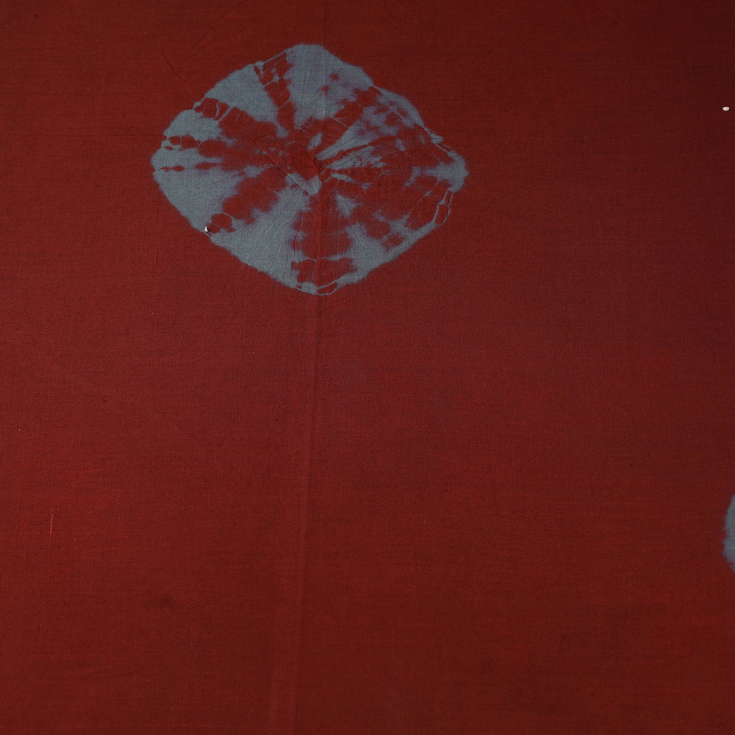 Buy Tie & Dye Cotton Maroon Shibori Fabric Online