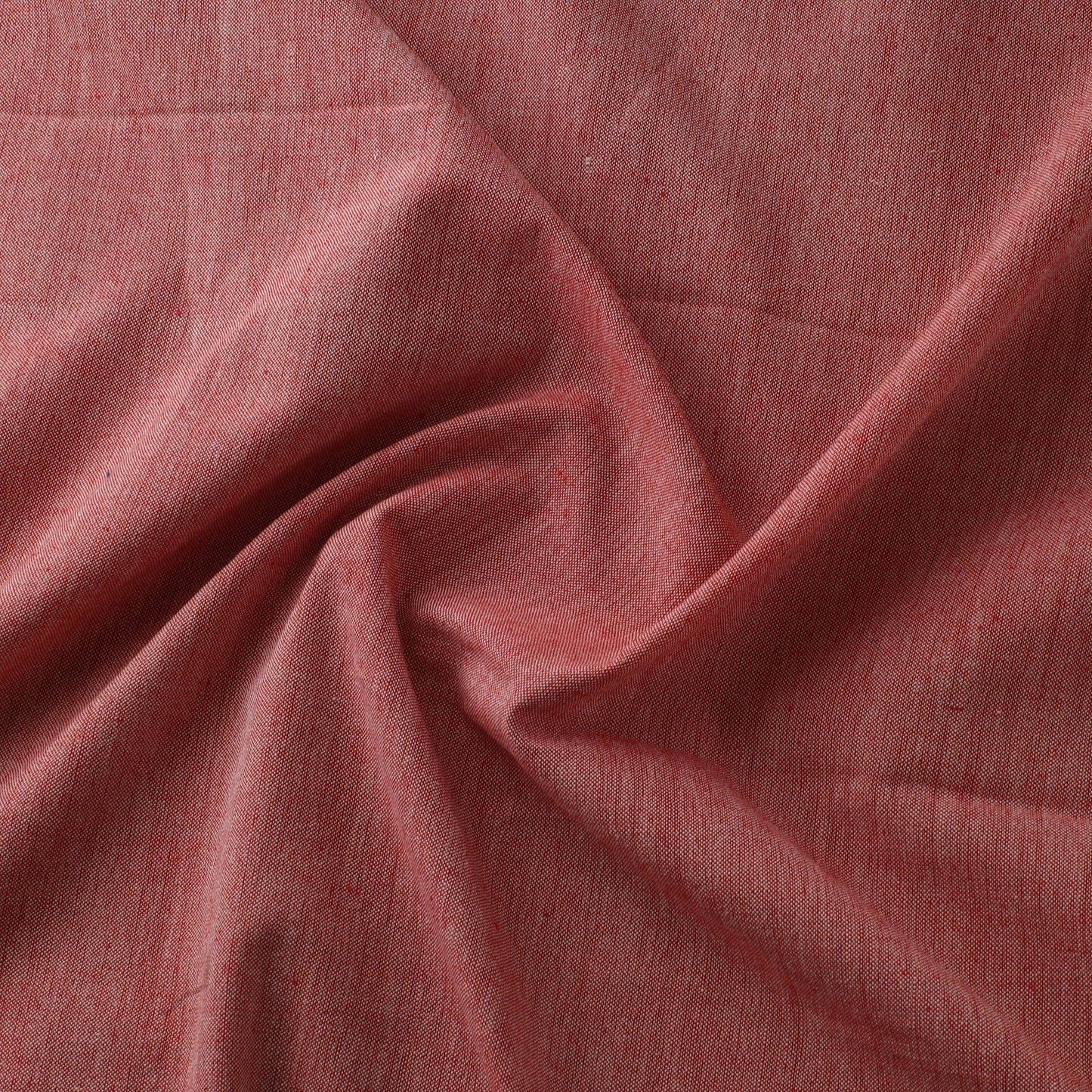 Pink - Jhiri Pure Handloom Plain Cotton Fabric 26