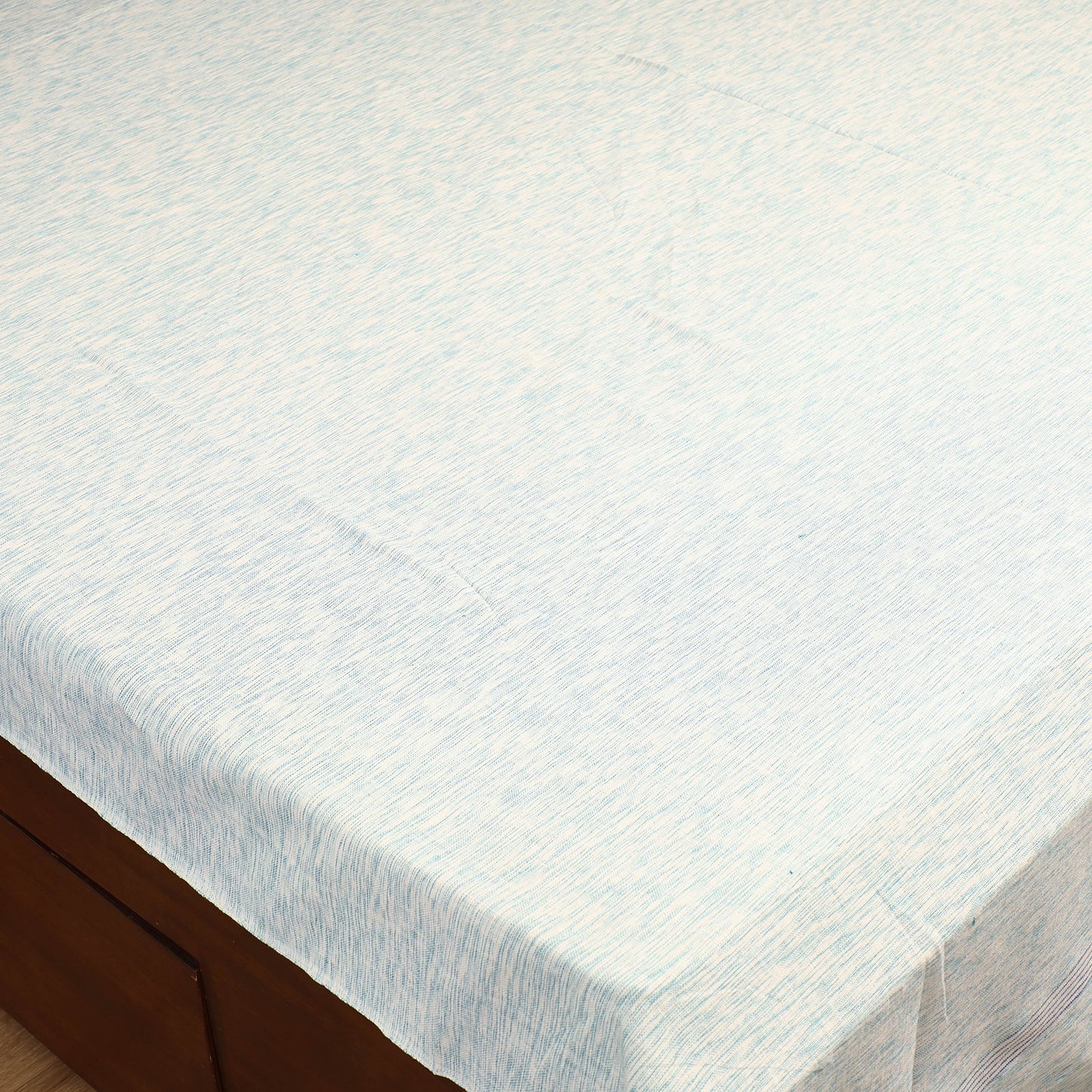 Handloom Cotton Double Bedsheet (108 x 90 in) 03
