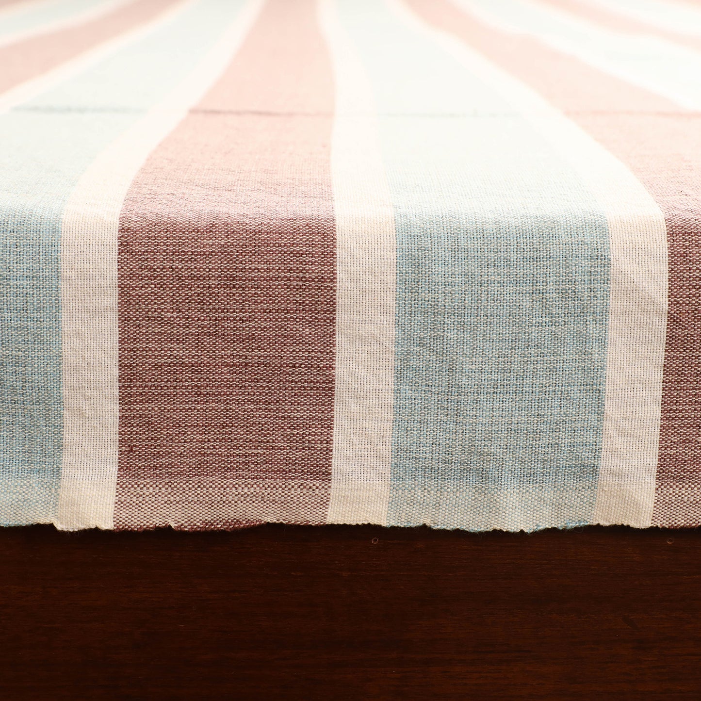 Handloom Cotton Double Bedsheet (108 x 90 in) 06