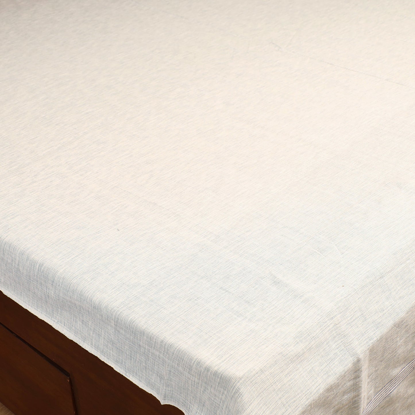 Handloom Cotton Double Bedsheet (108 x 90 in) 07