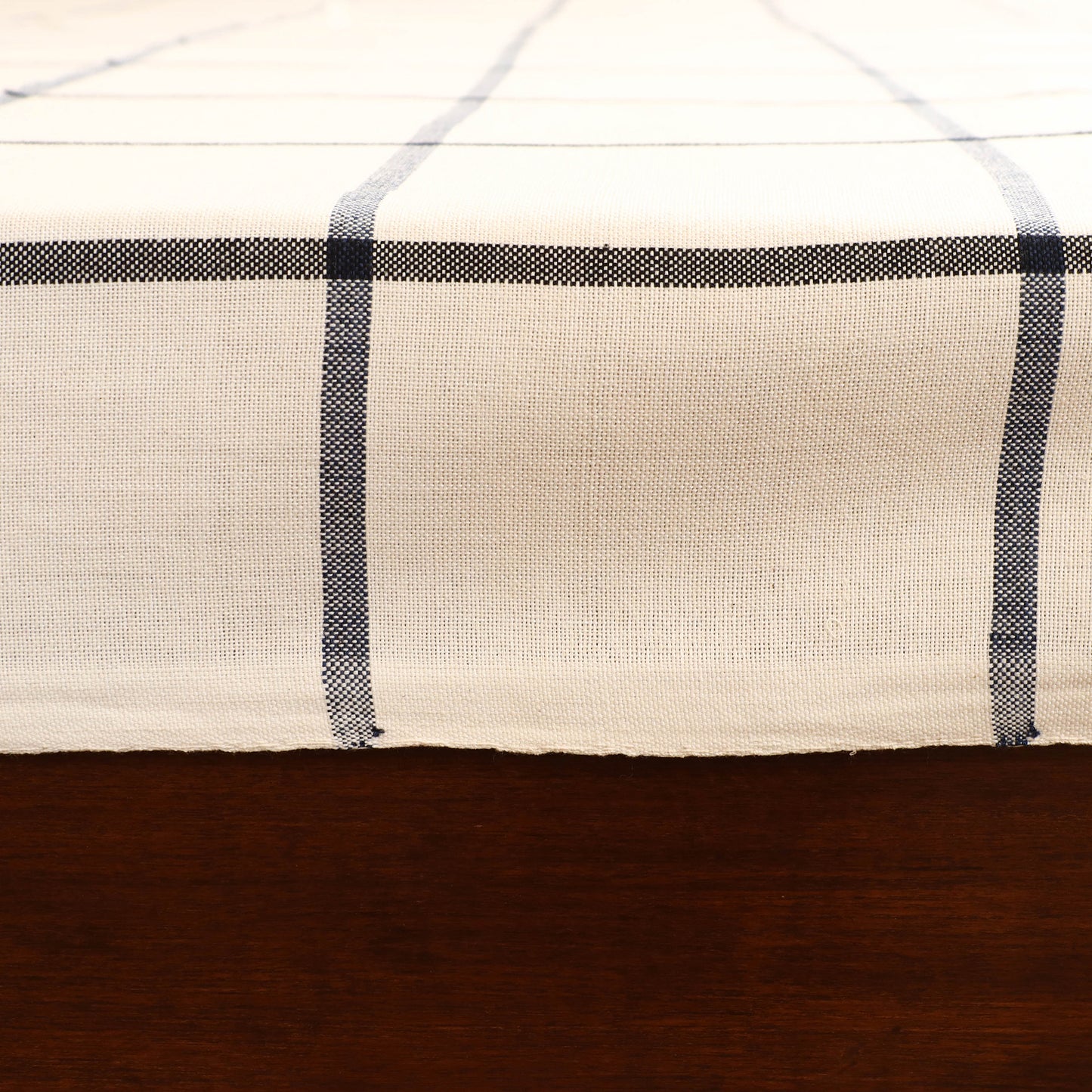 Handloom Cotton Double Bedsheet (108 x 90 in) 08