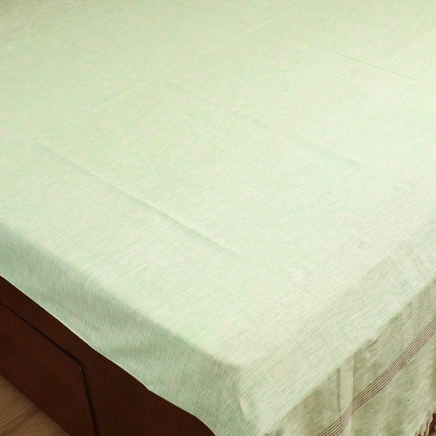 Handloom Cotton Double Bedsheet (108 x 90 in) 13