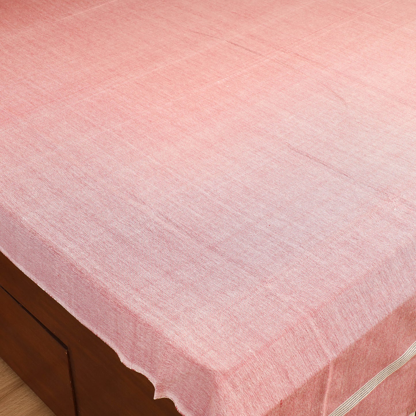 Handloom Cotton Double Bedsheet (108 x 90 in) 15