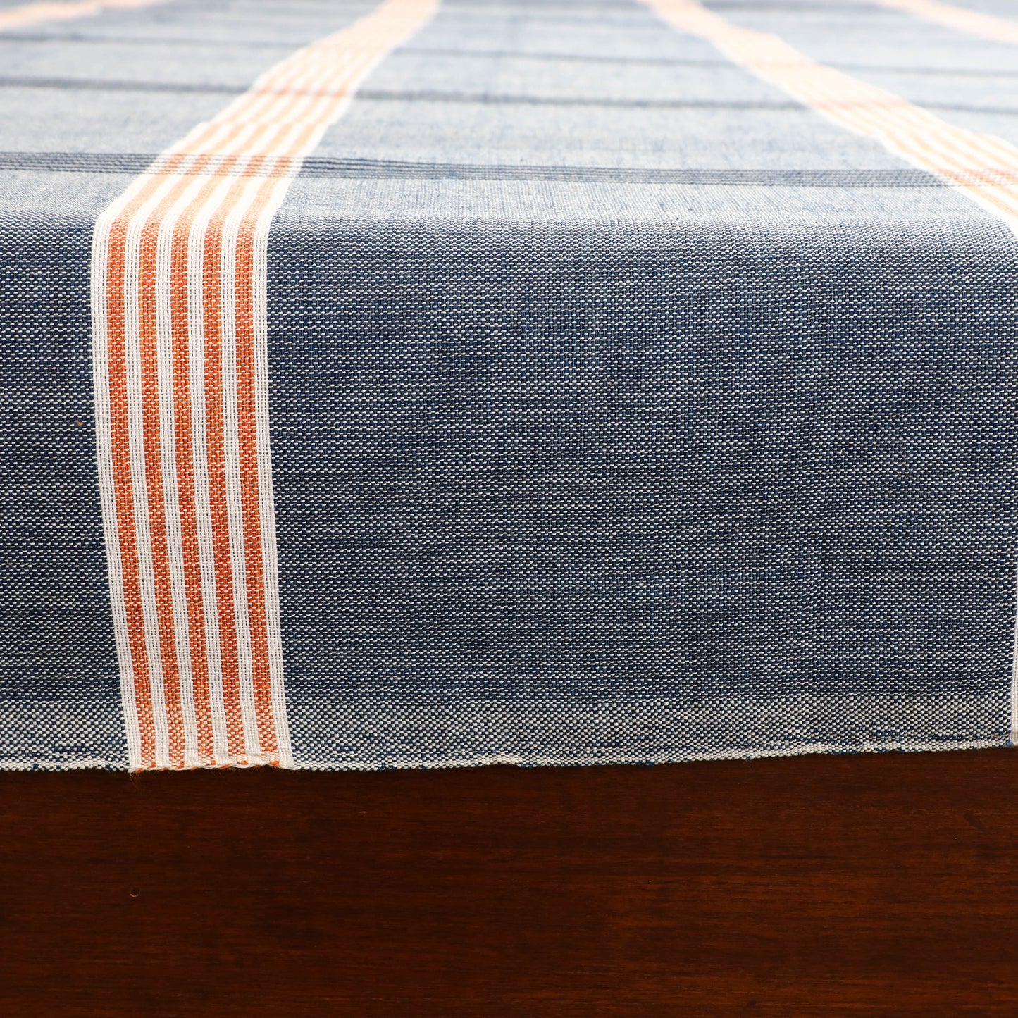 Handloom Cotton Double Bedsheet (108 x 90 in) 17