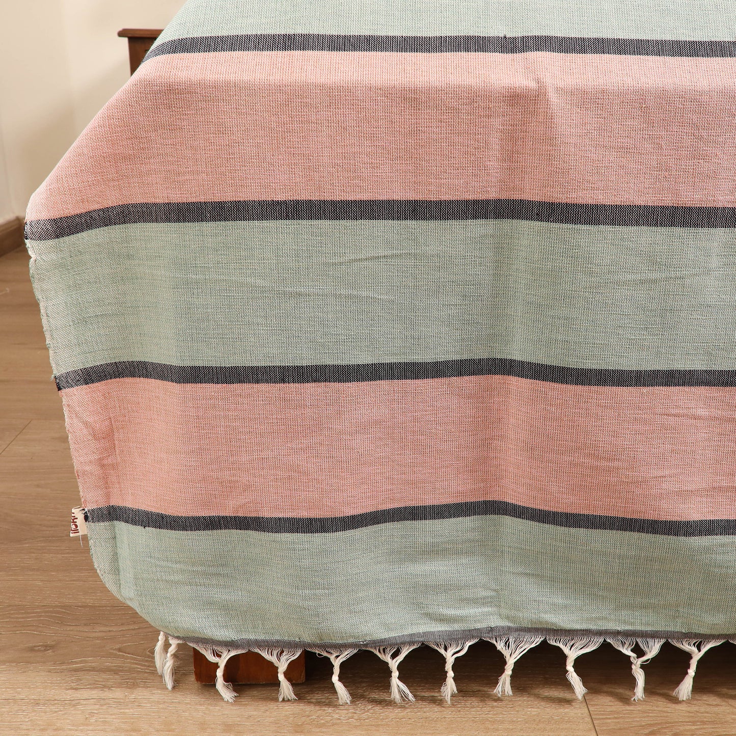 Handloom Cotton Double Bedsheet (108 x 90 in) 21