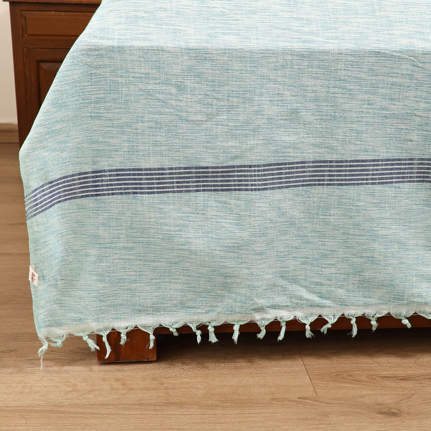 Handloom Cotton Double Bedsheet (108 x 90 in) 28