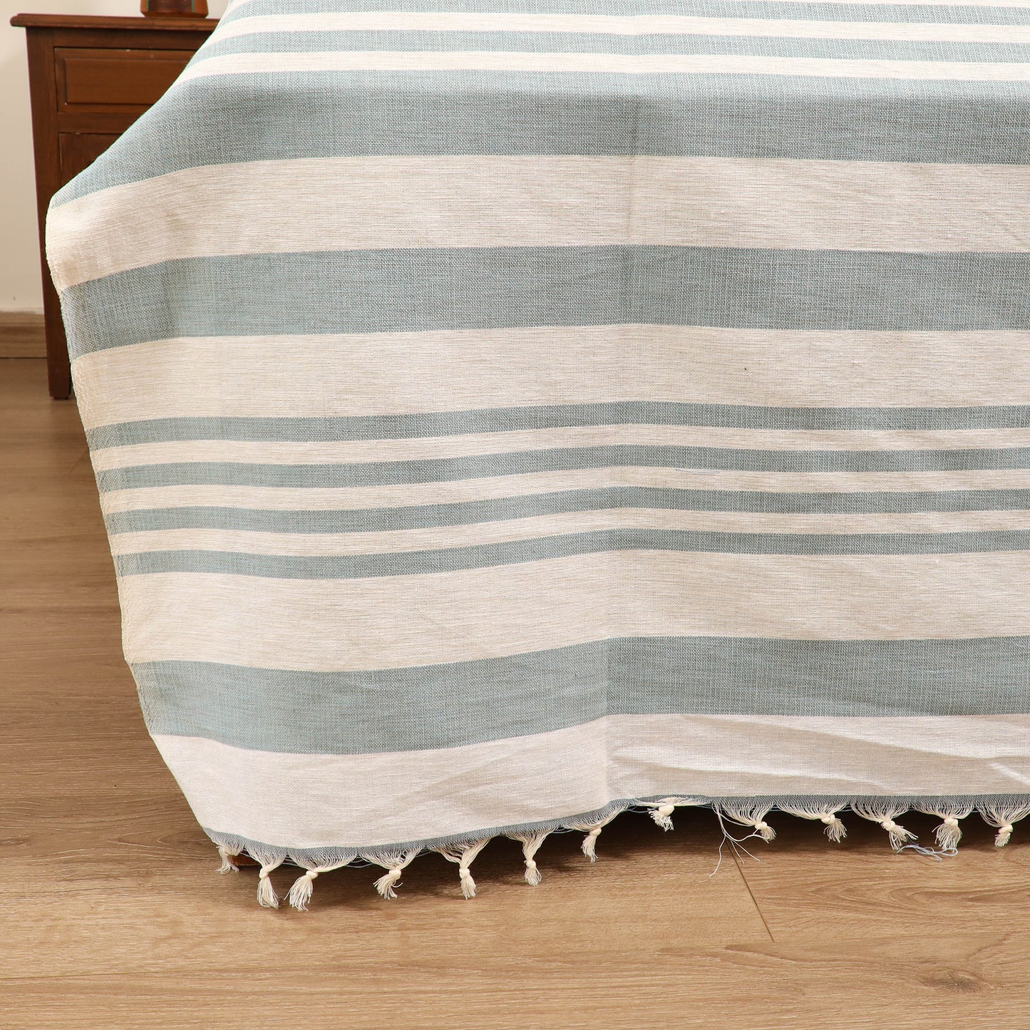 Handloom Cotton Double Bedsheet (108 x 90 in) 29