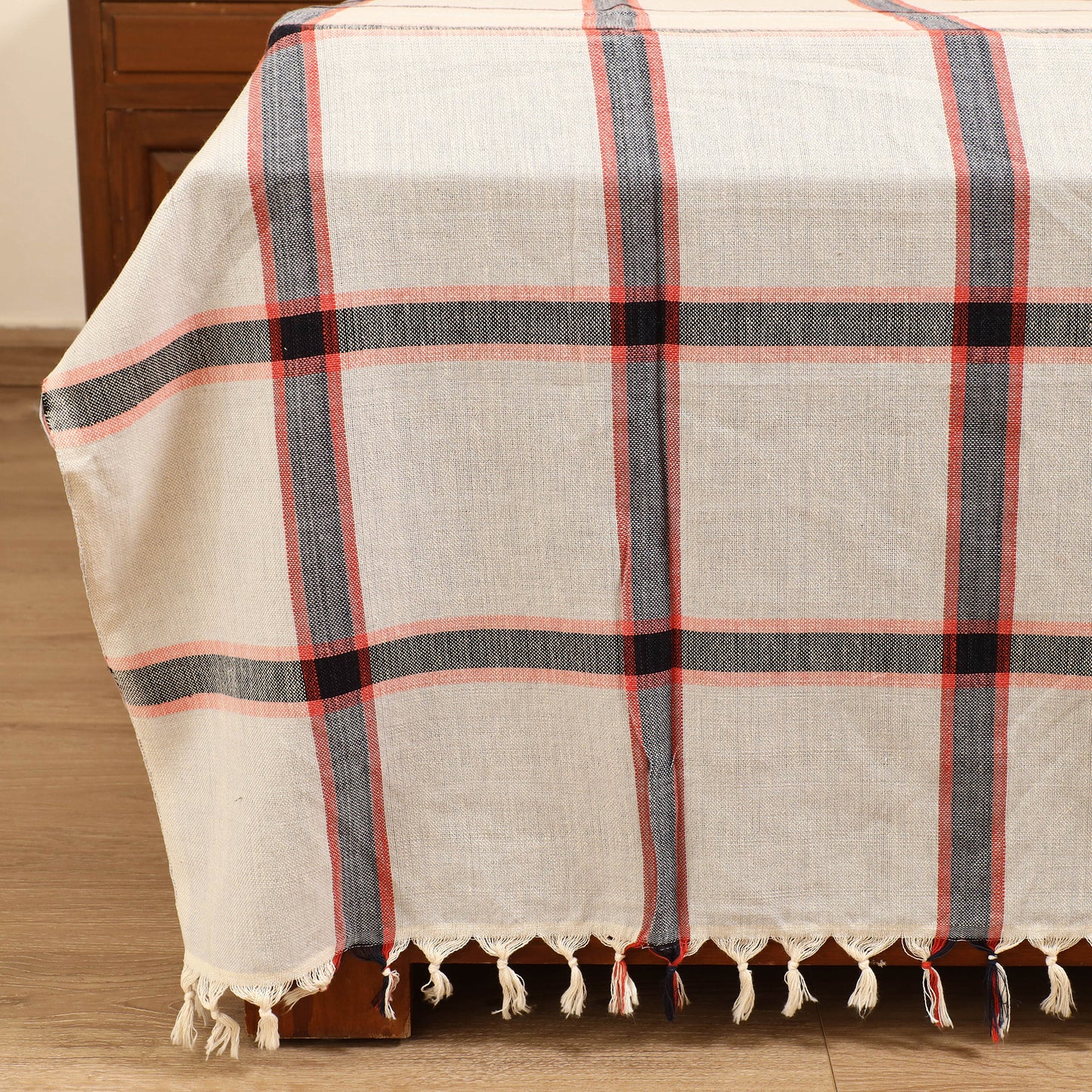 Handloom Cotton Double Bedsheet (108 x 90 in) 40
