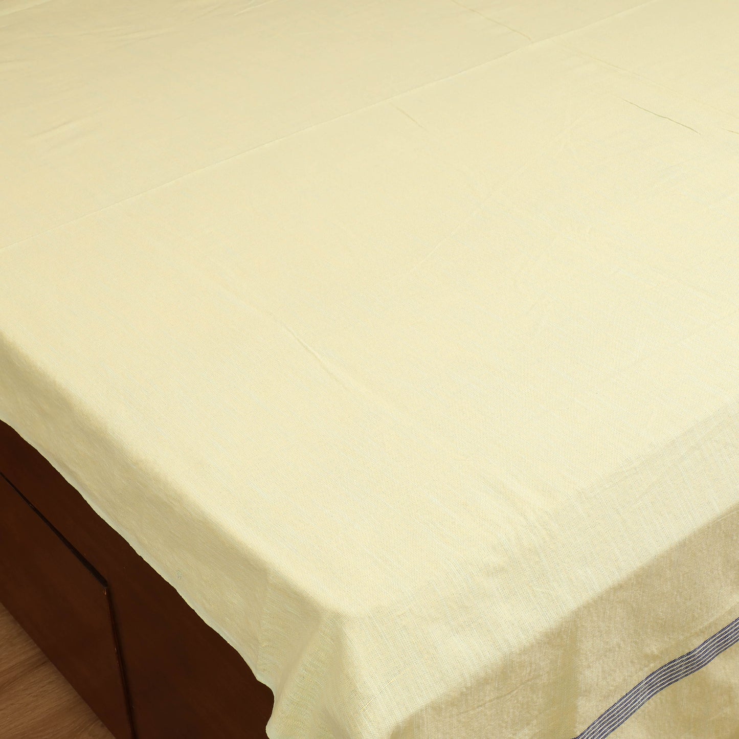 Handloom Cotton Double Bedsheet (108 x 90 in) 45