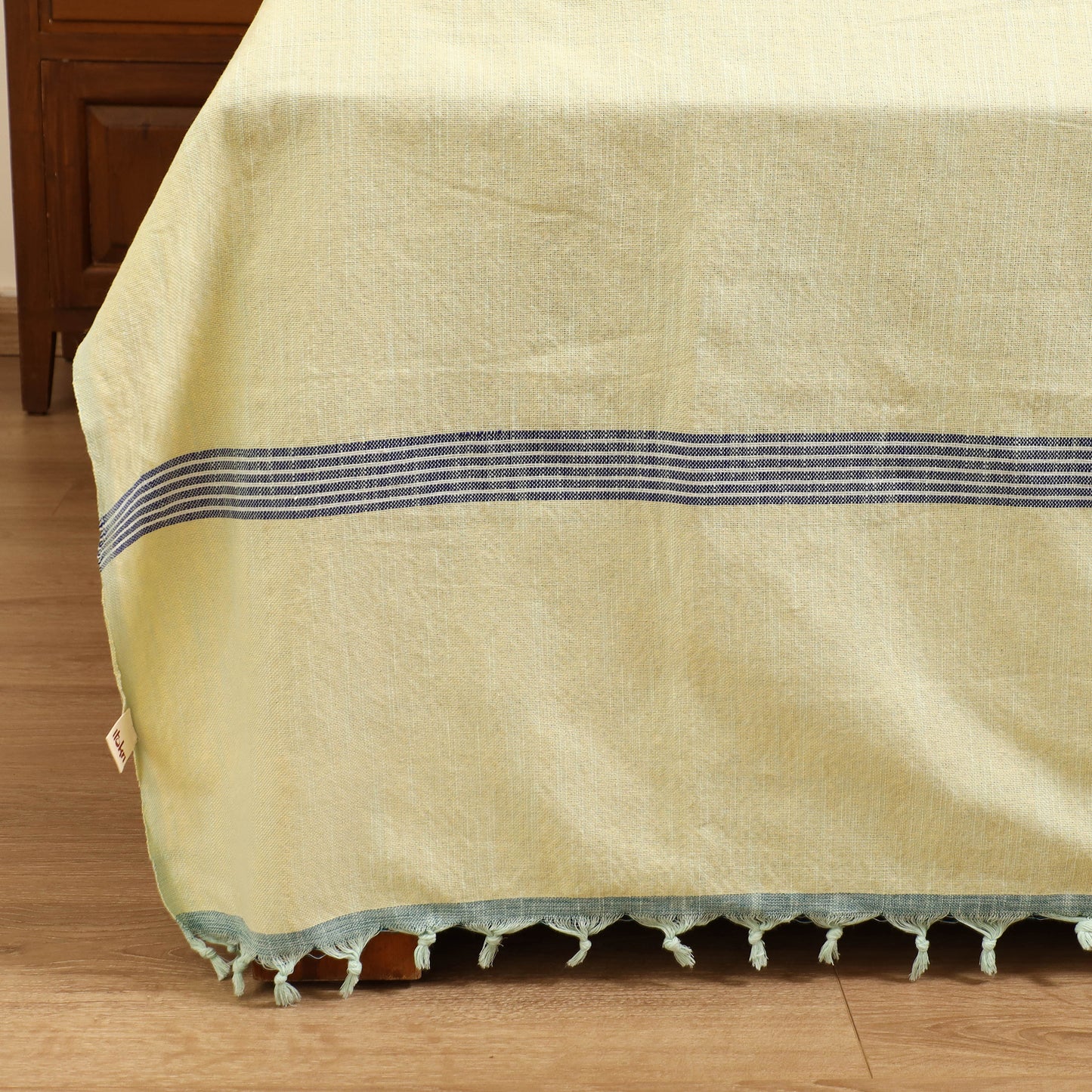 Handloom Cotton Double Bedsheet (108 x 90 in) 45