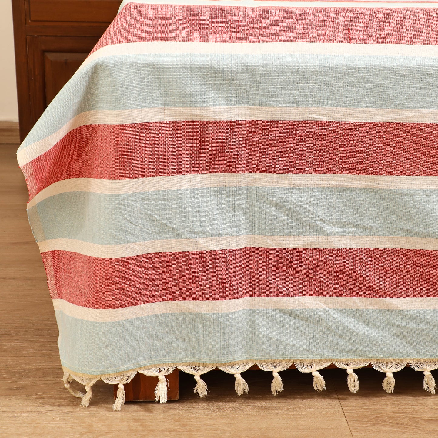 Handloom Cotton Double Bedsheet (108 x 90 in) 51