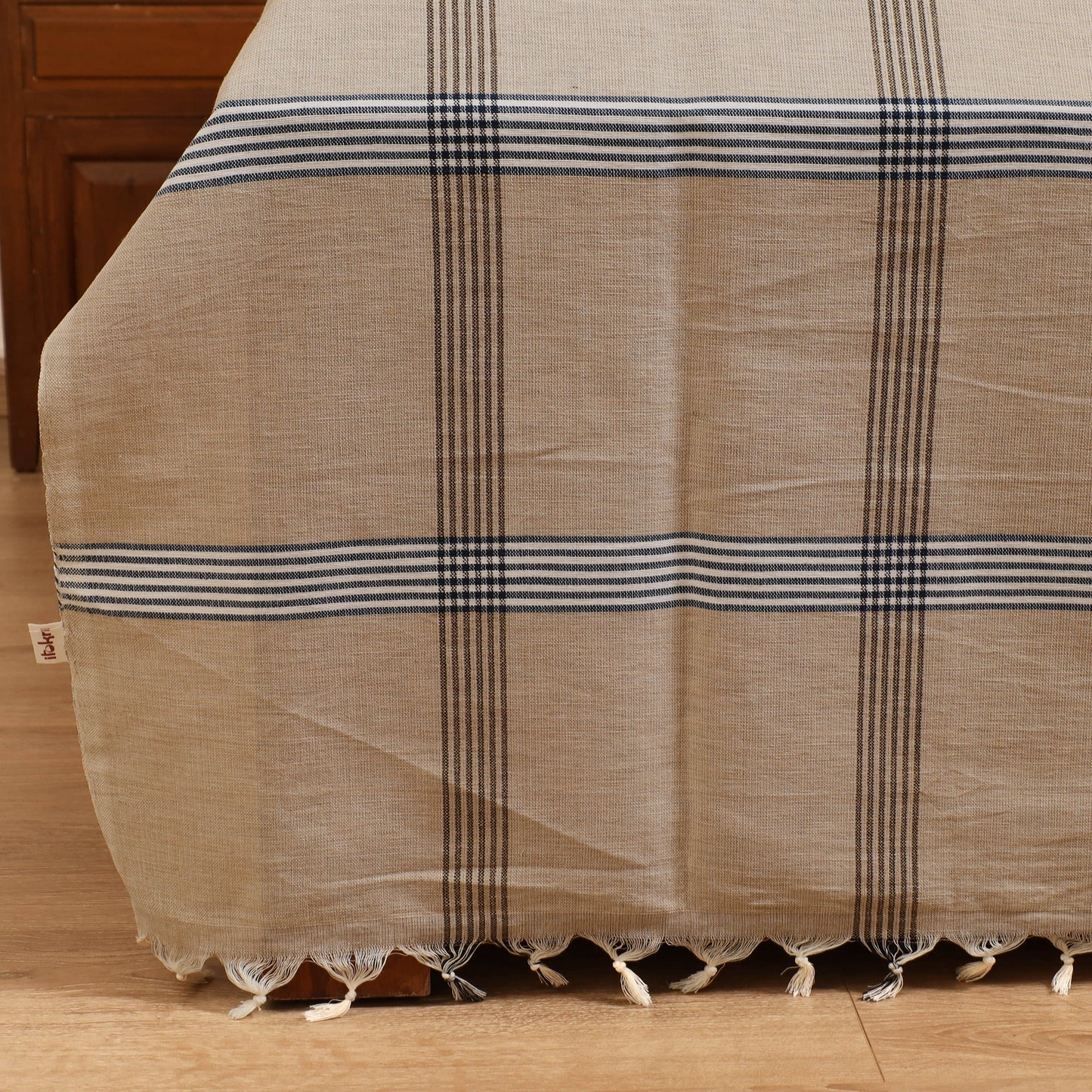 Handloom Cotton Double Bedsheet (108 x 90 in) 55