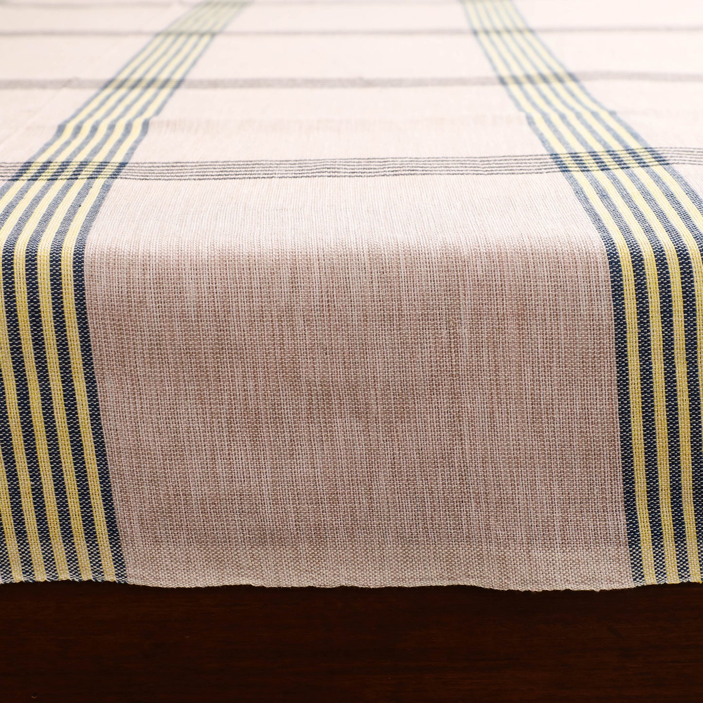 Handloom Cotton Double Bedsheet (108 x 90 in) 60
