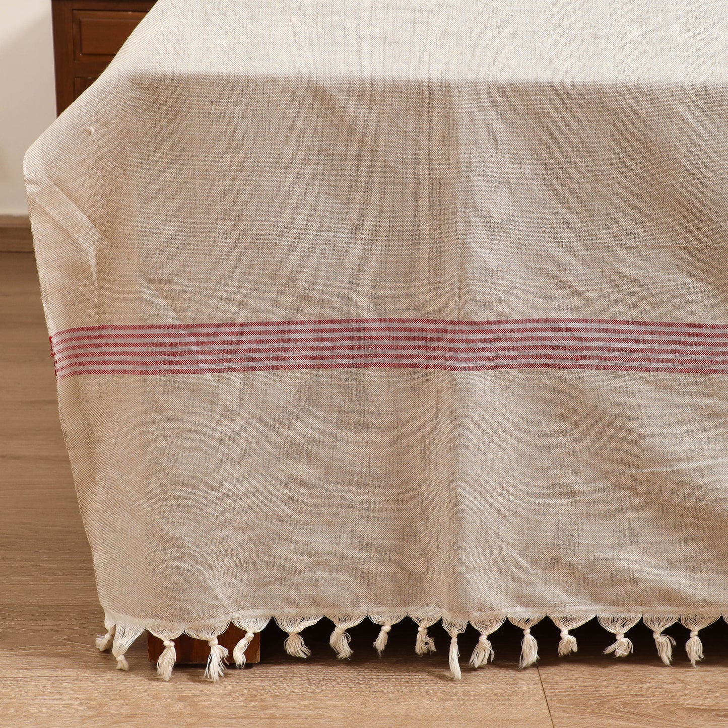 Handloom Cotton Double Bedsheet (108 x 90 in) 64