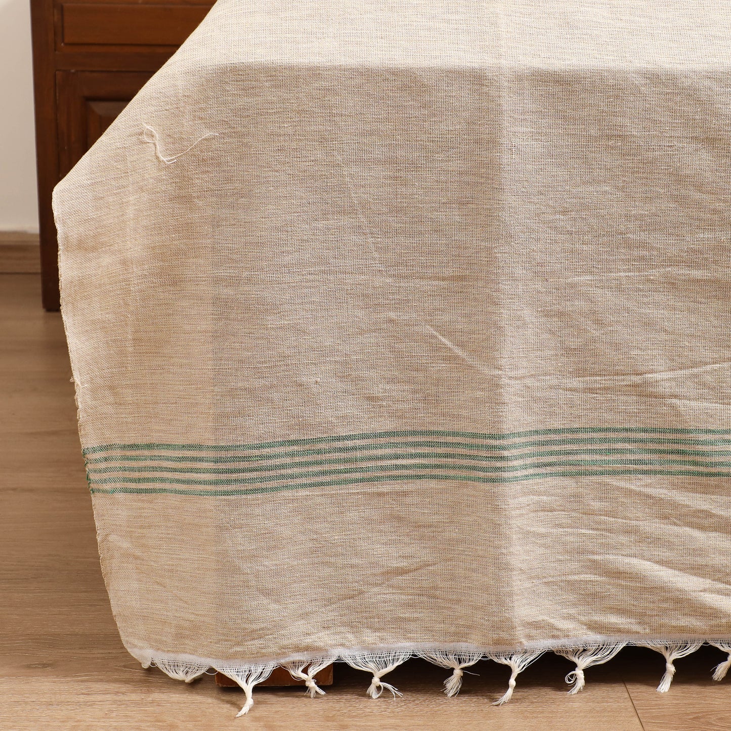 Handloom Cotton Double Bedsheet (108 x 90 in) 68