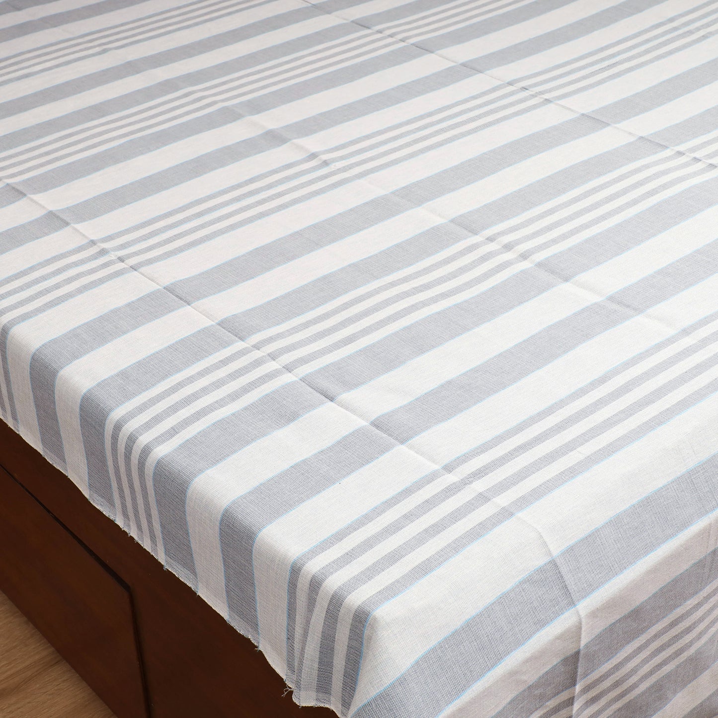 Handloom Cotton Double Bedsheet (108 x 90 in) 69