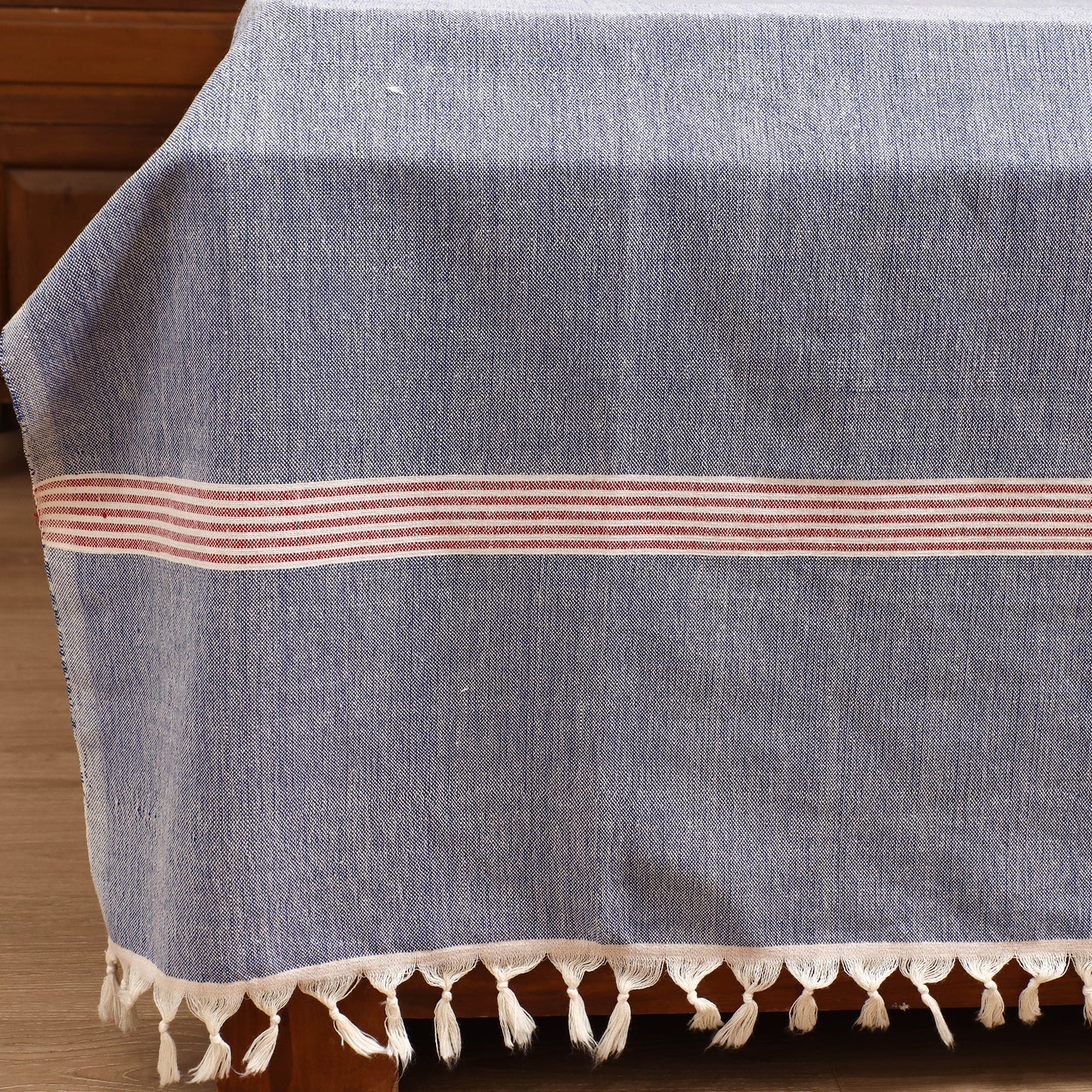 Handloom Cotton Double Bedsheet (108 x 90 in) 72