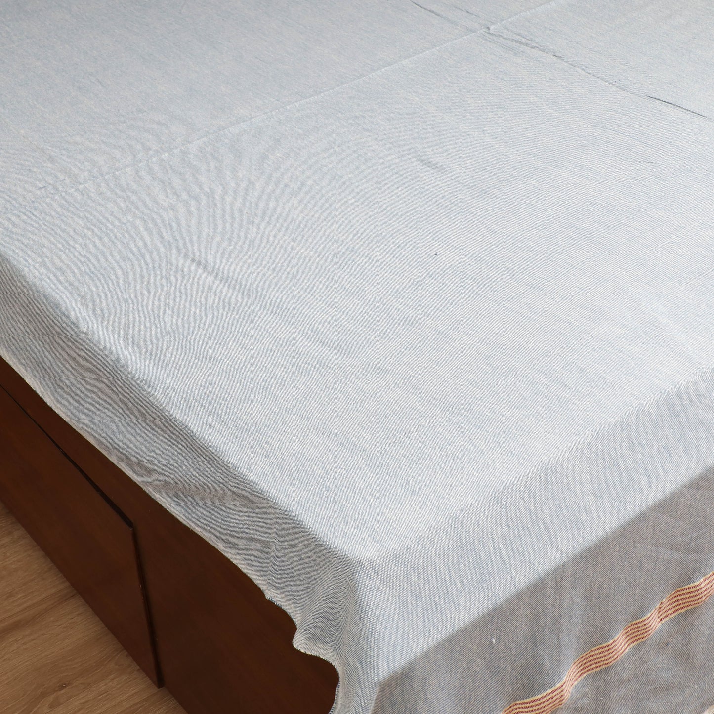 Handloom Cotton Double Bedsheet (108 x 90 in) 74