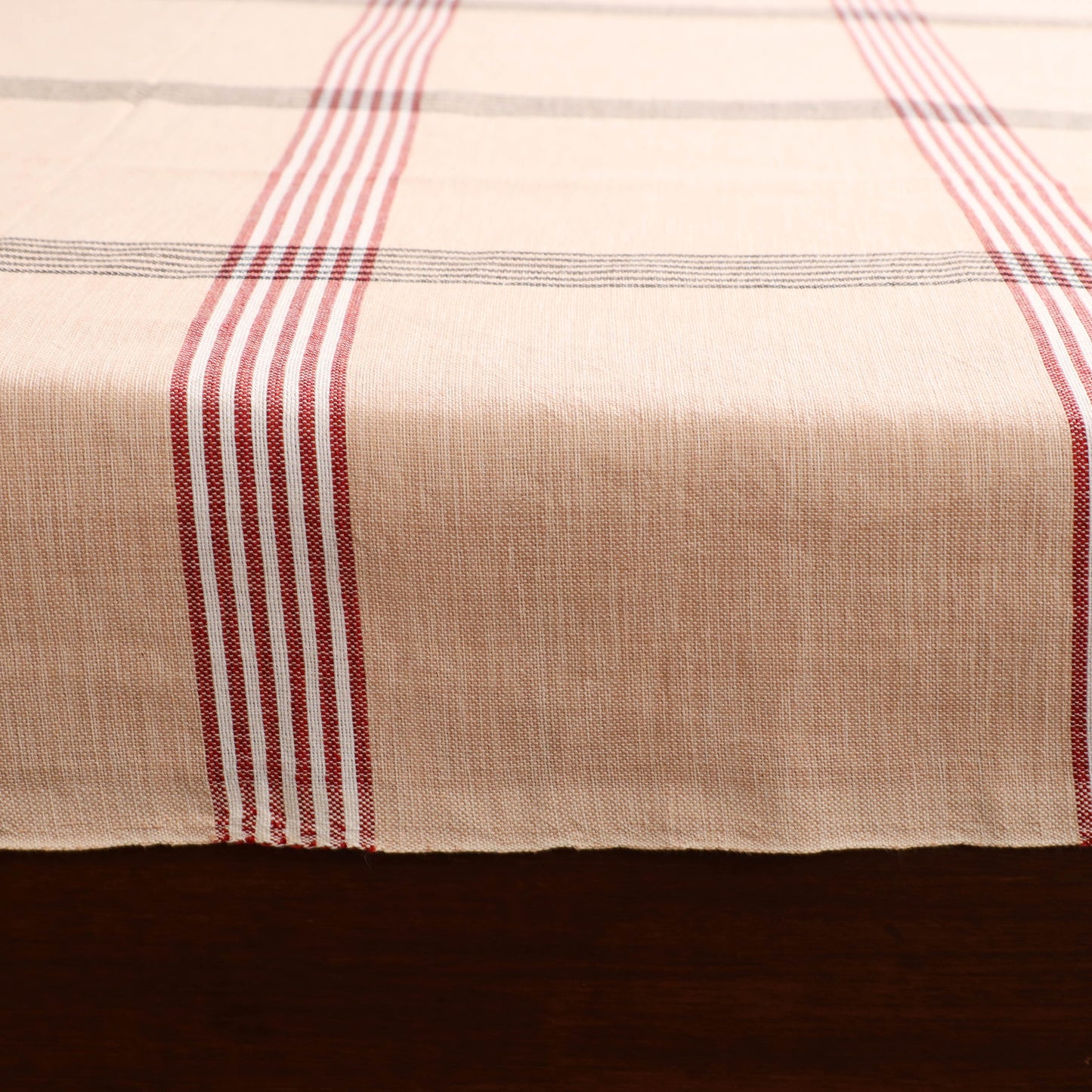 Handloom Cotton Double Bedsheet (108 x 90 in) 77