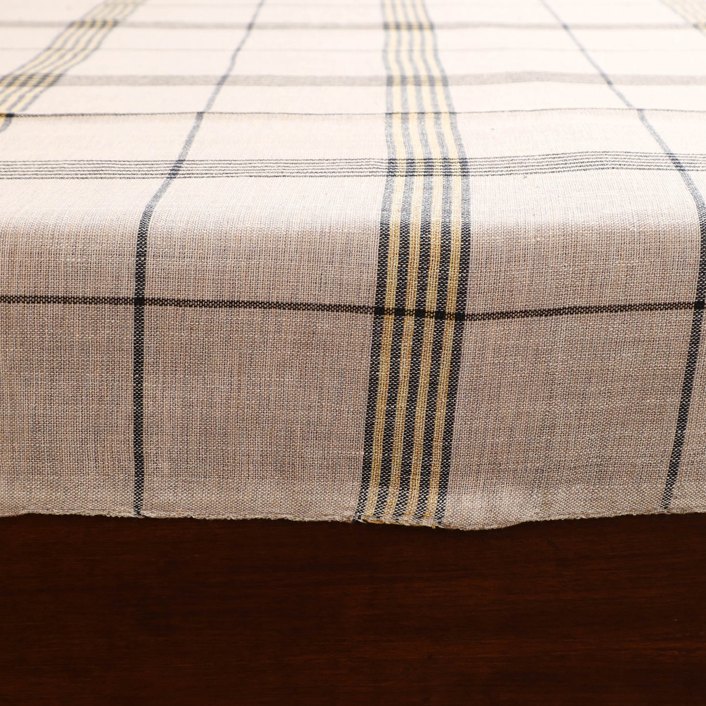 Handloom Cotton Double Bedsheet (108 x 90 in) 79