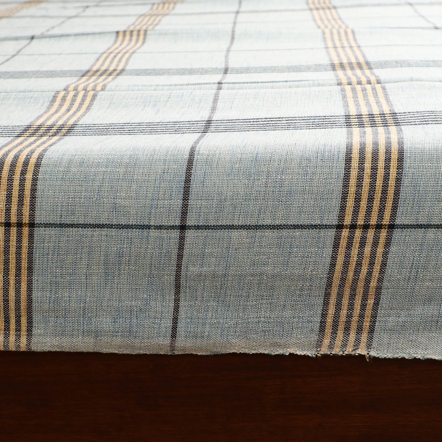 Handloom Cotton Double Bedsheet (108 x 90 in) 80