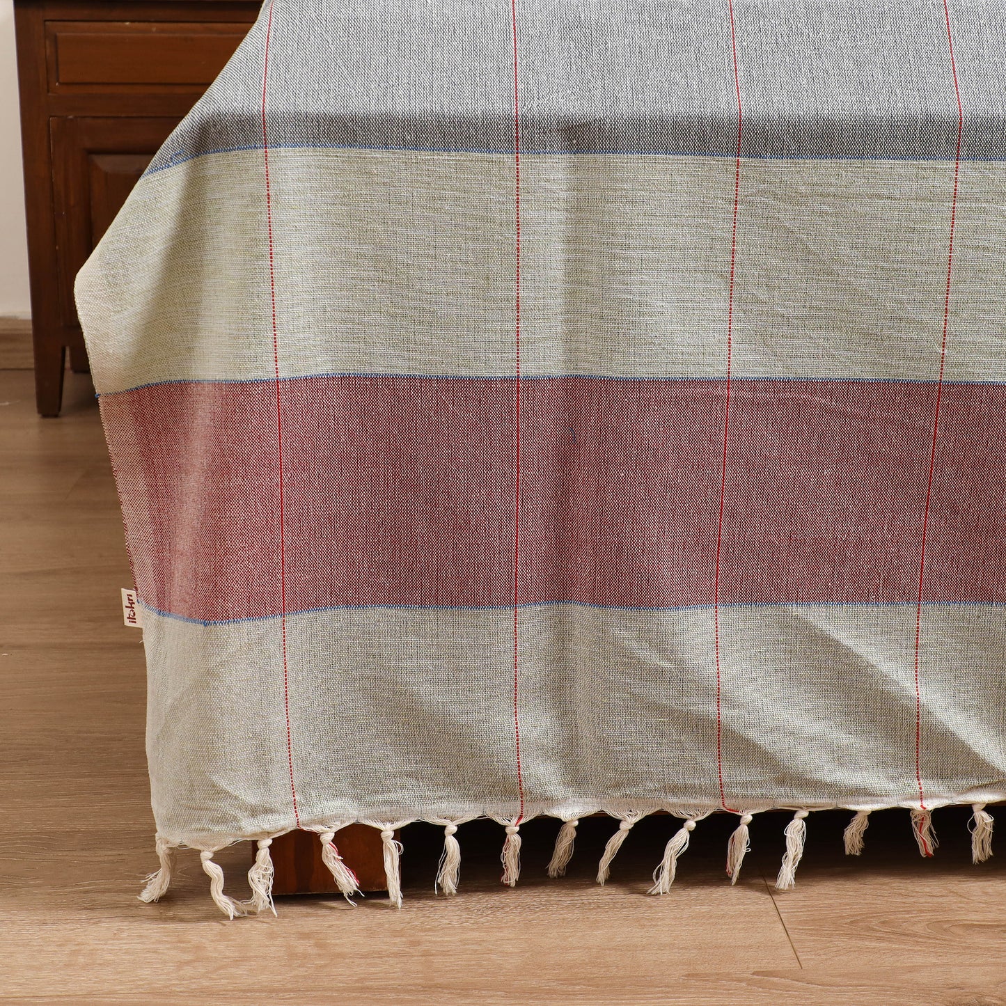 Handloom Cotton Double Bedsheet (108 x 90 in) 81