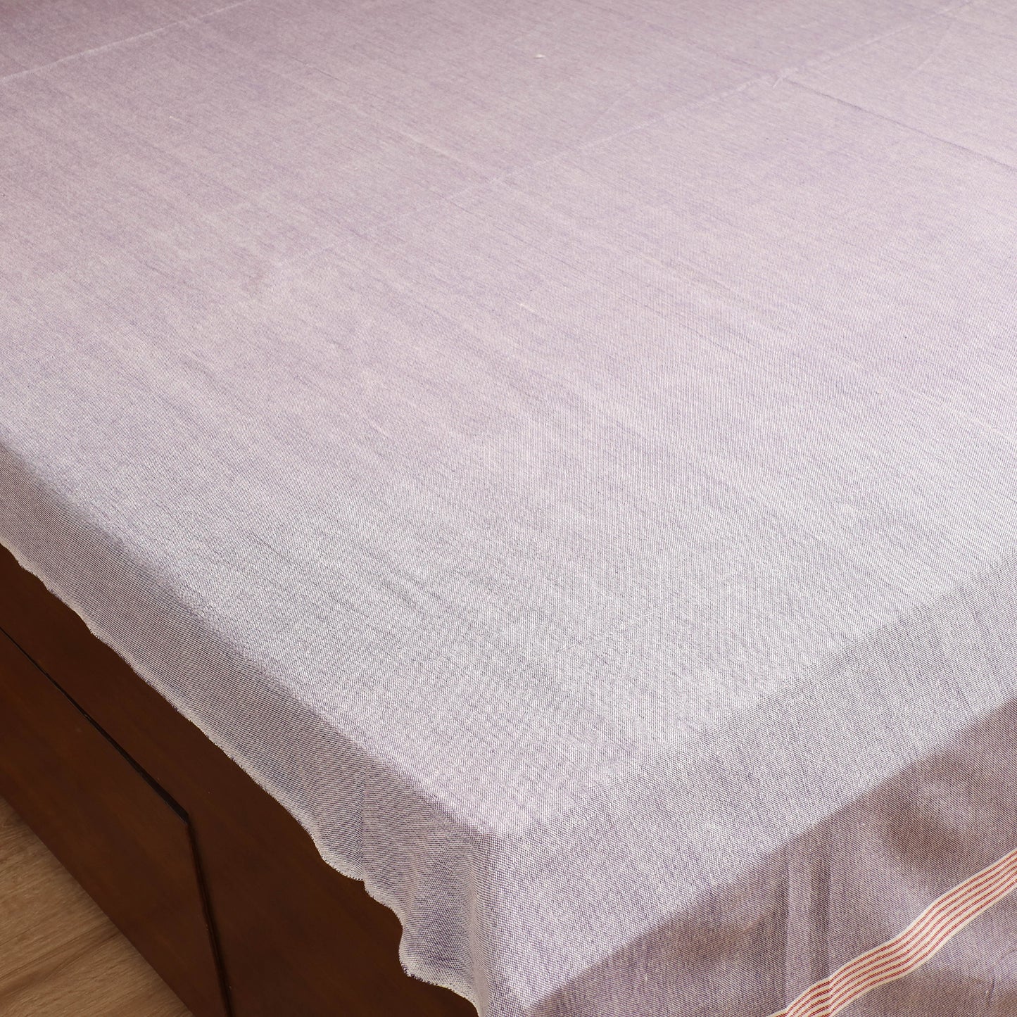 Handloom Cotton Double Bedsheet (108 x 90 in) 82