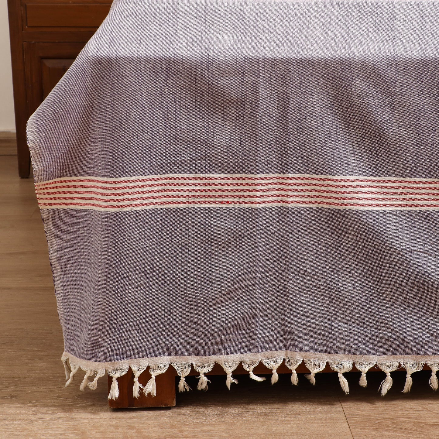 Handloom Cotton Double Bedsheet (108 x 90 in) 82
